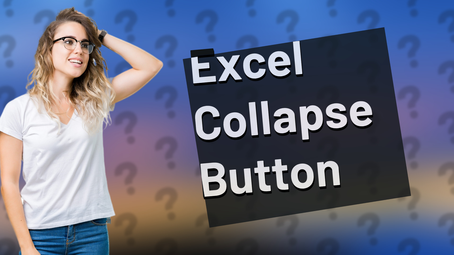Excel Collapse Button