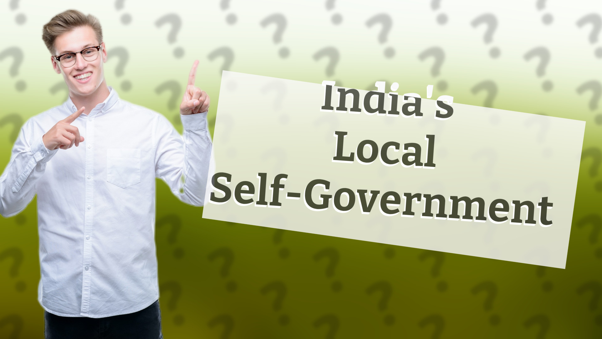 India's Local Self-Government
