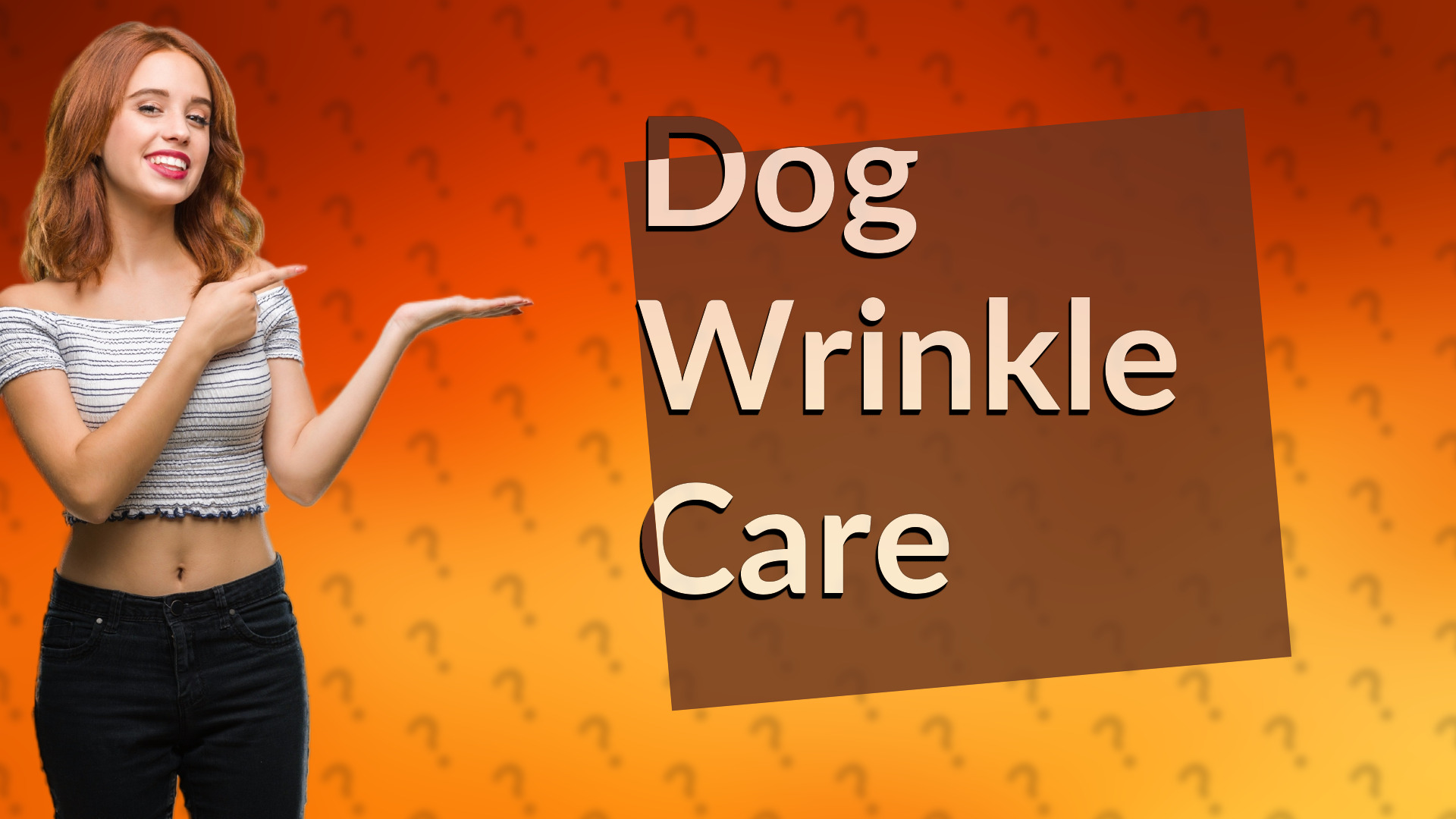 Dog Wrinkle Care