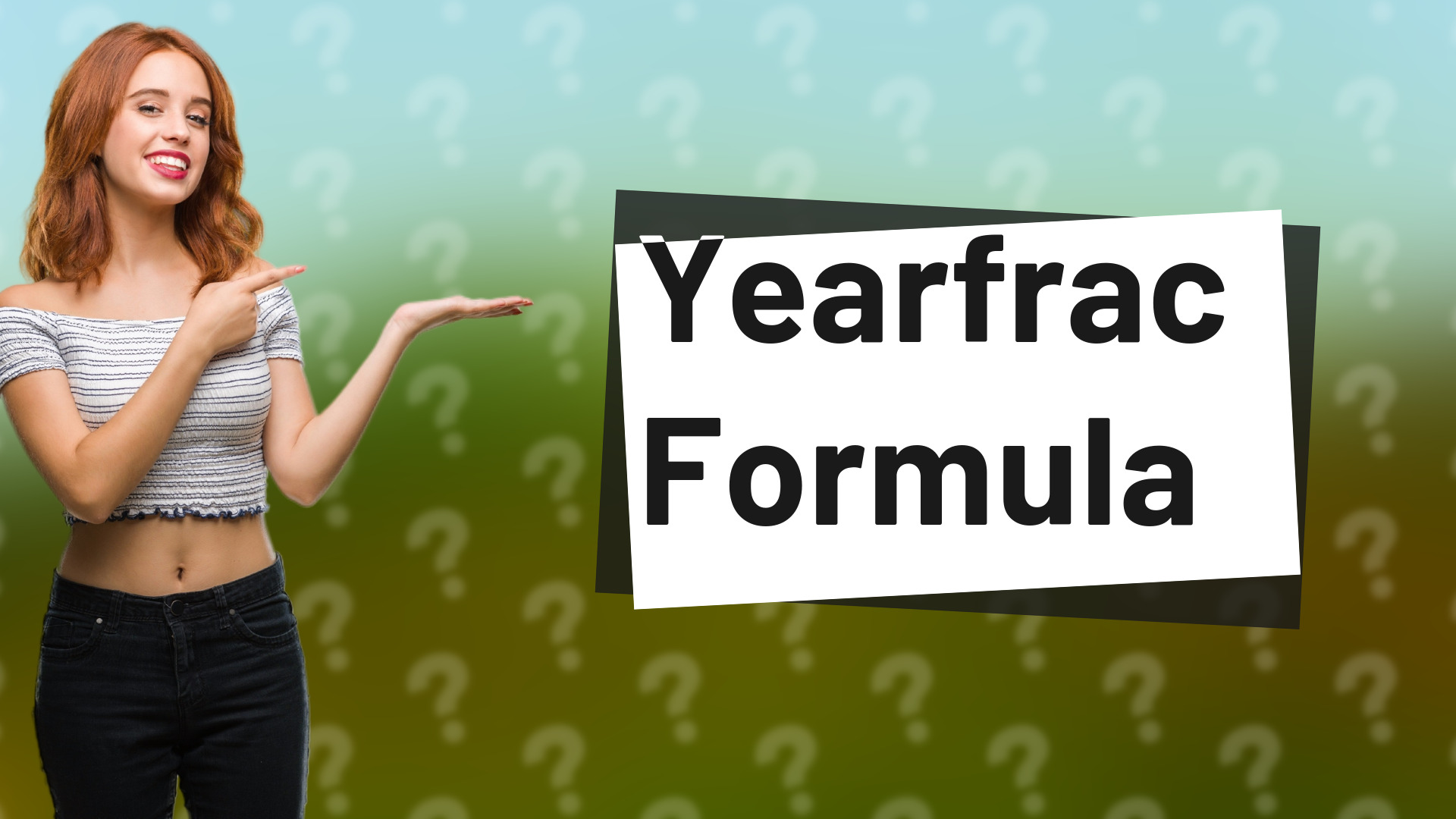 Yearfrac Formula