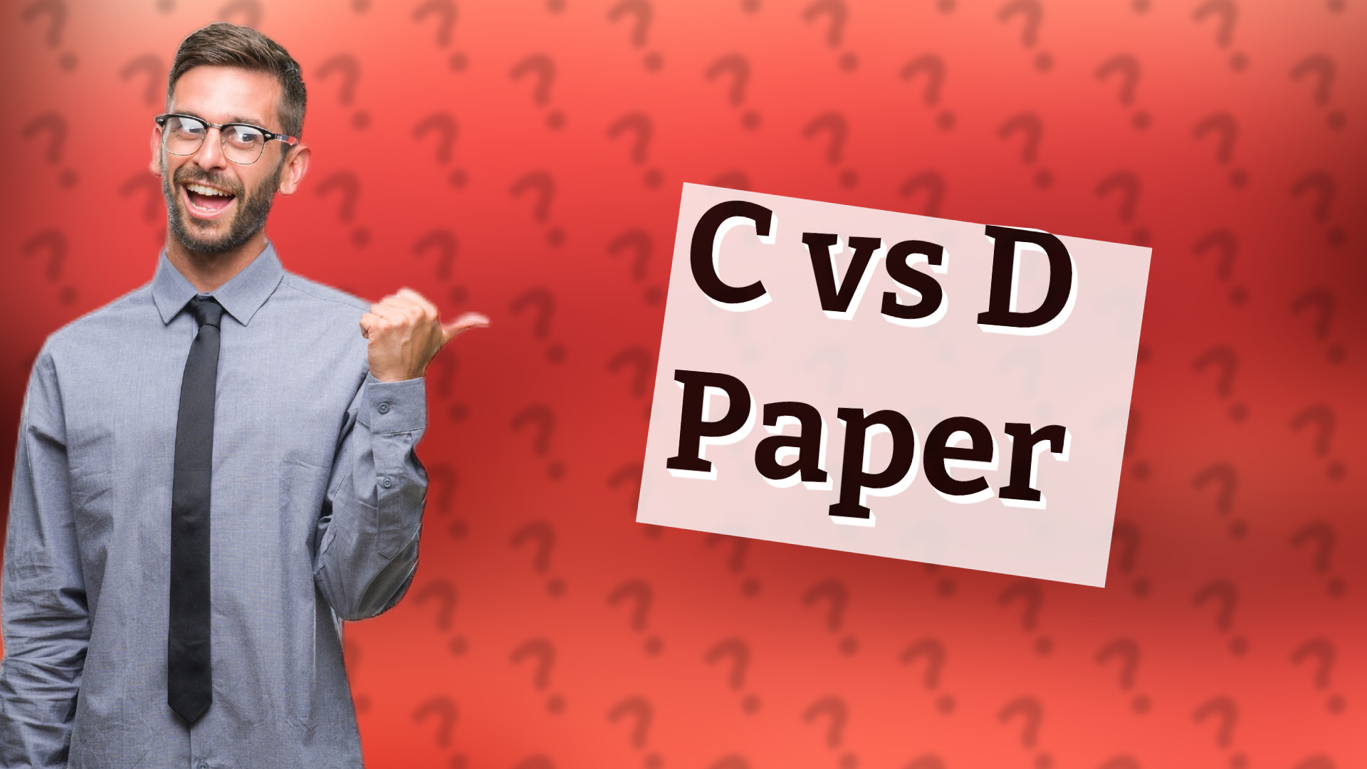 C vs D Paper