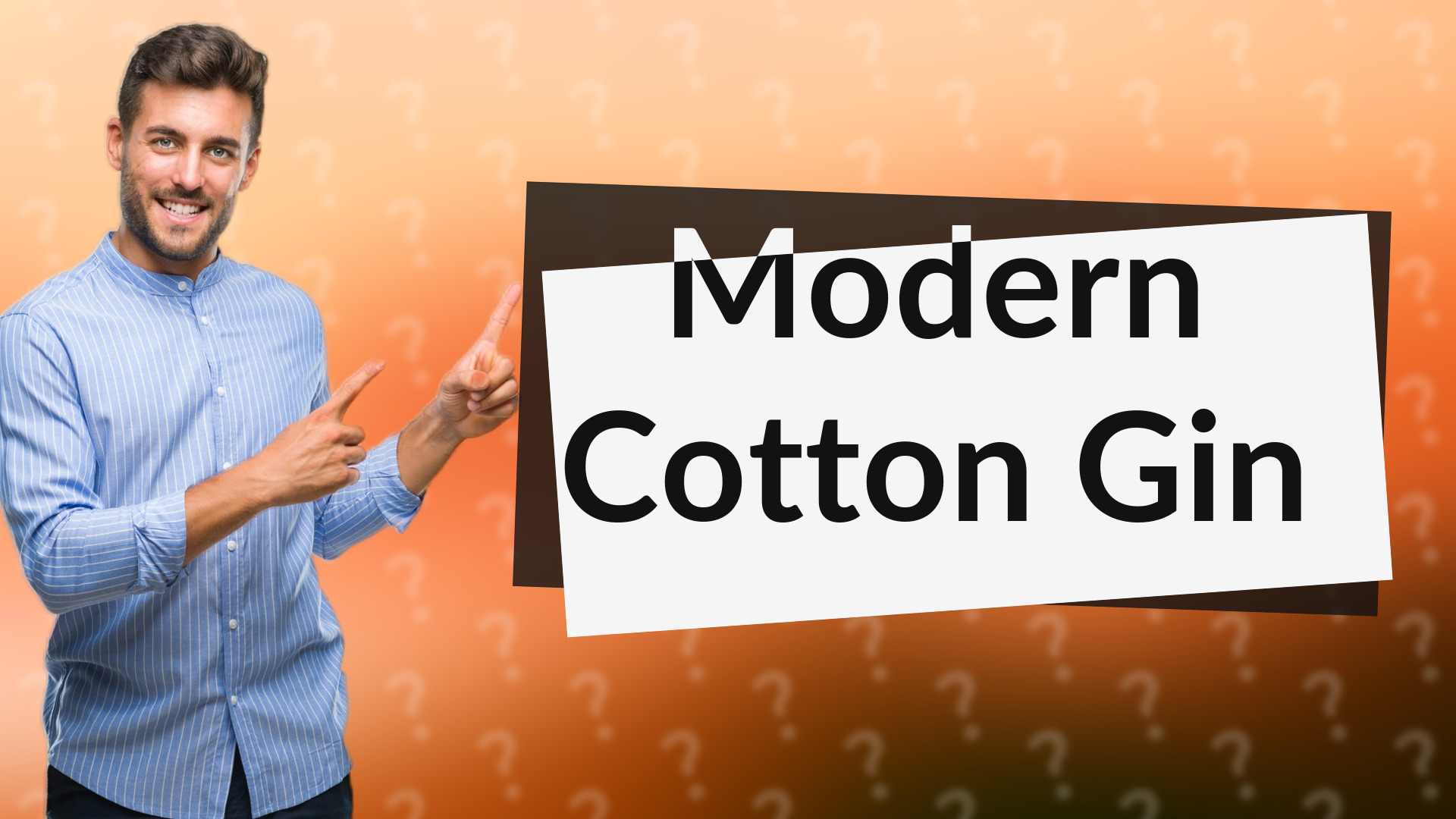 Modern Cotton Gin