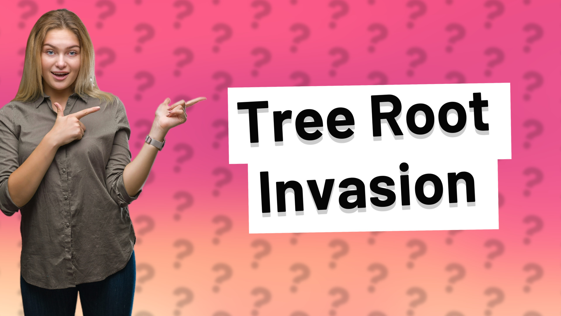 Tree Root Invasion