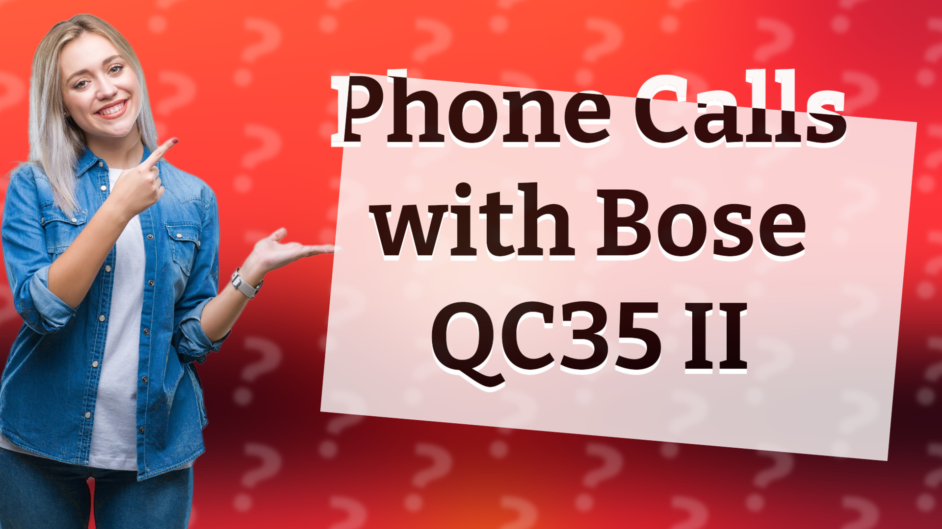 Phone Calls with Bose QC35 II