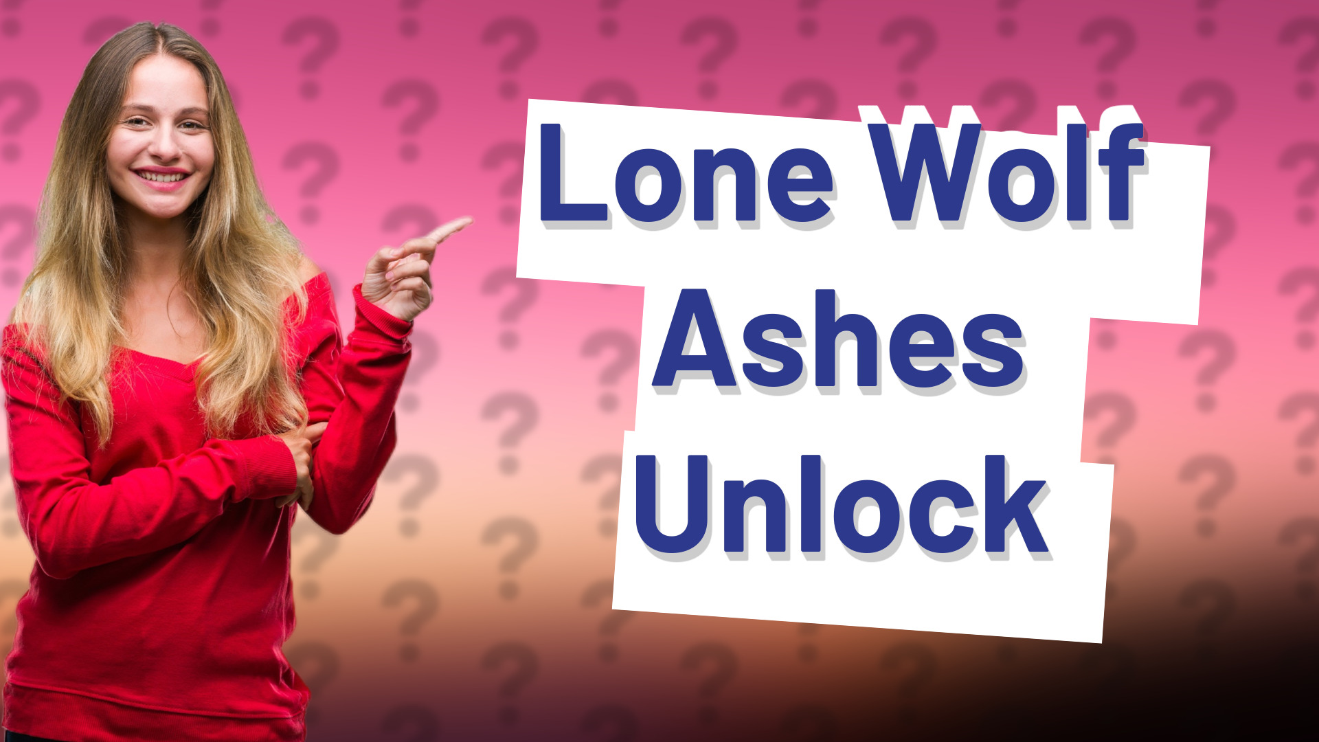Lone Wolf Ashes Unlock