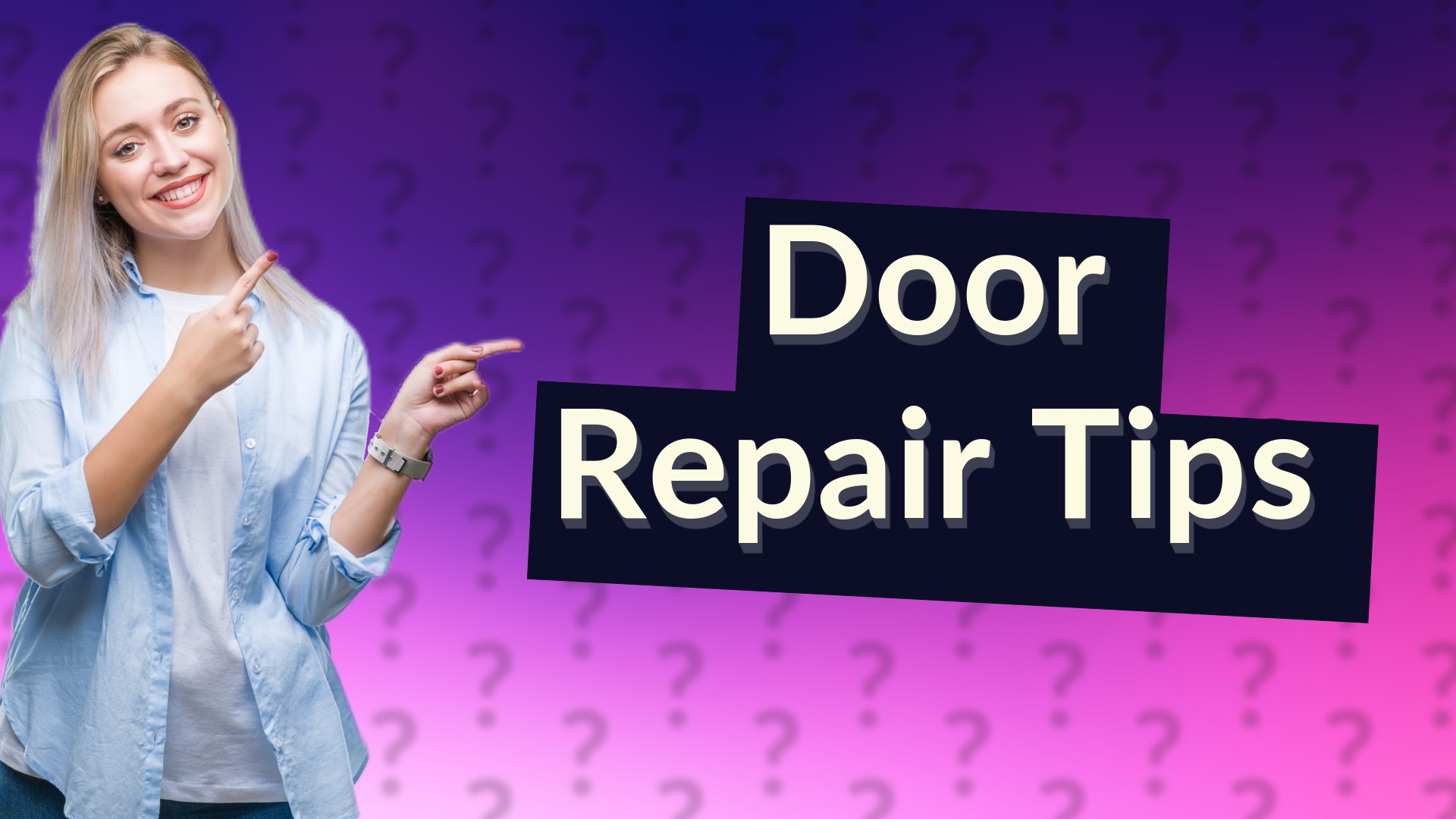 Door Repair Tips