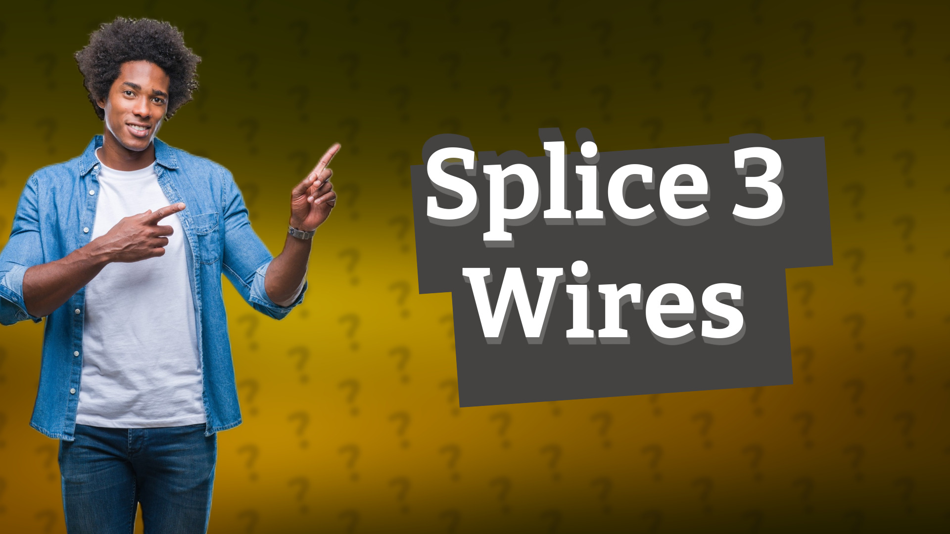 Splice 3 Wires