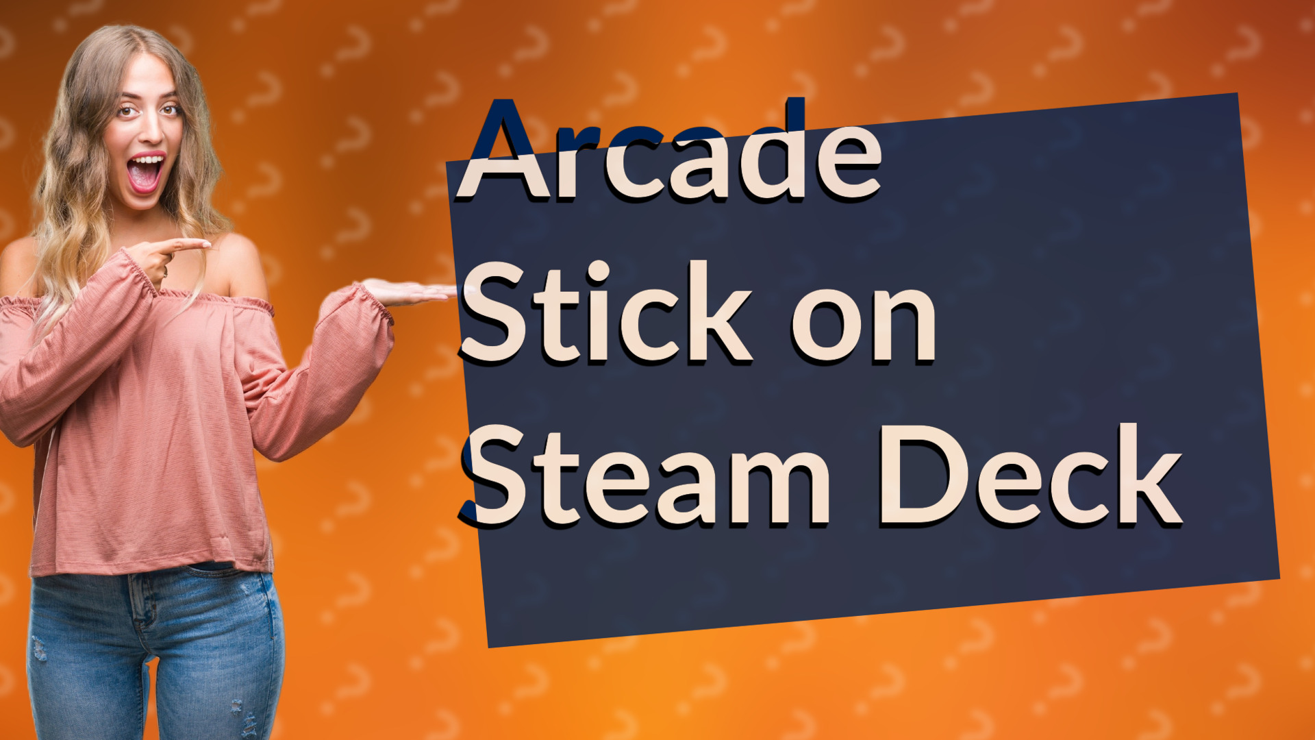 Arcade Stick on Steam Deck