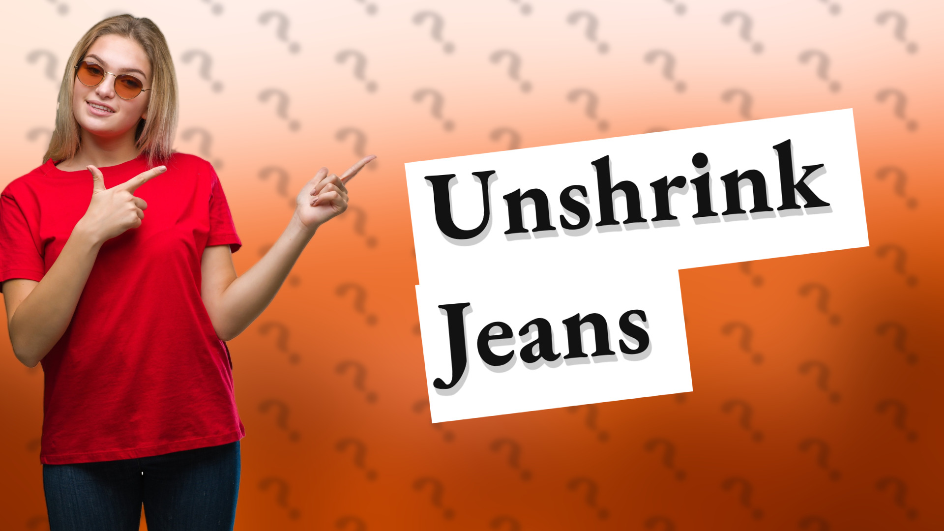 Unshrink Jeans