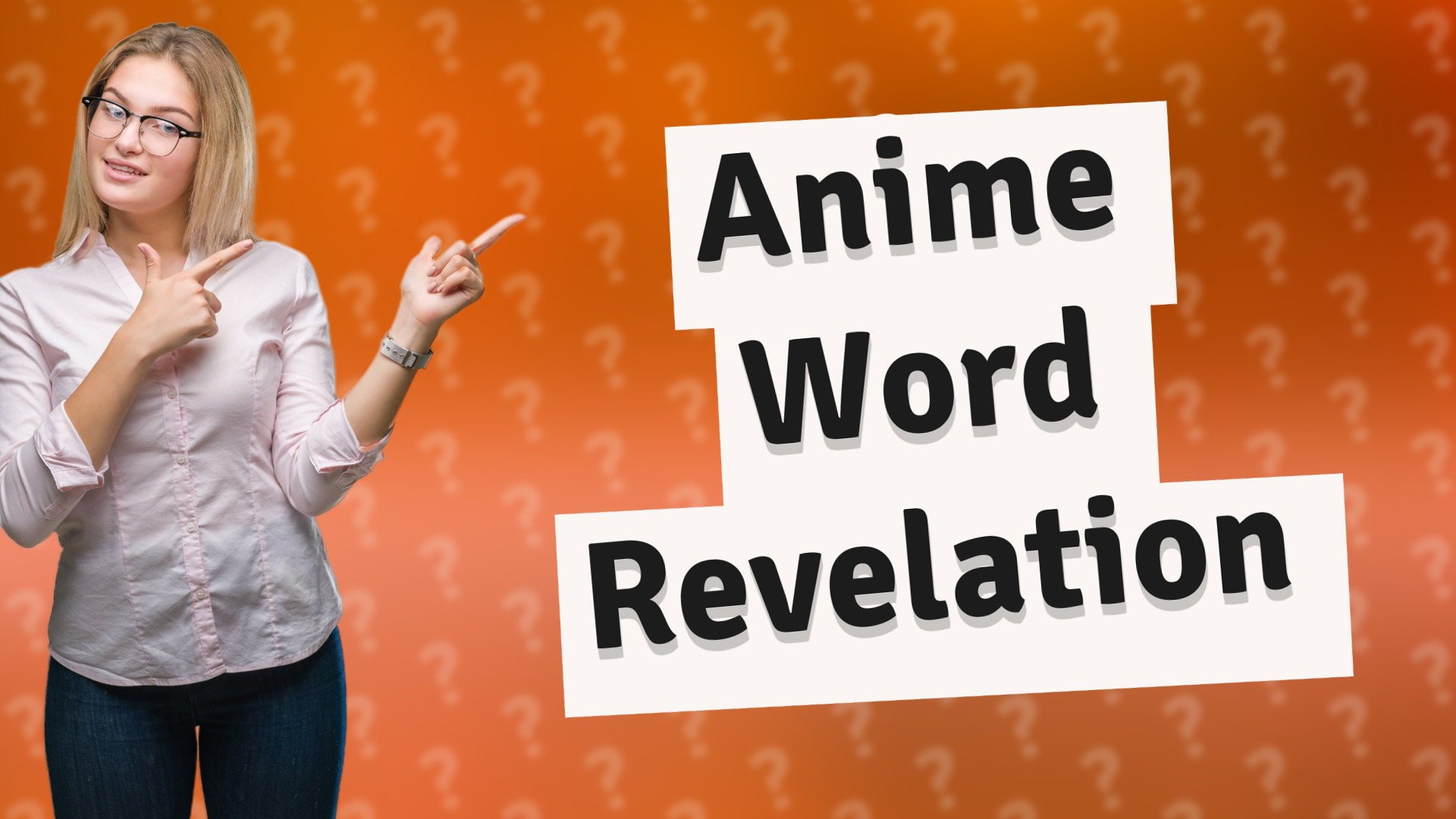 Anime Word Revelation