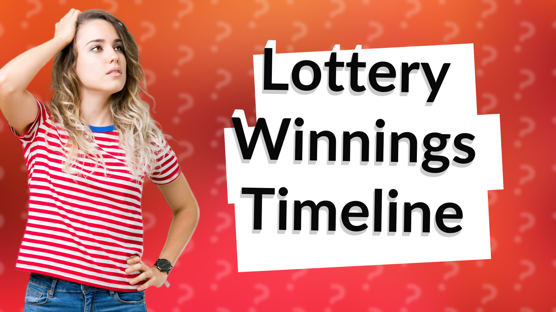 Lottery Winnings Timeline