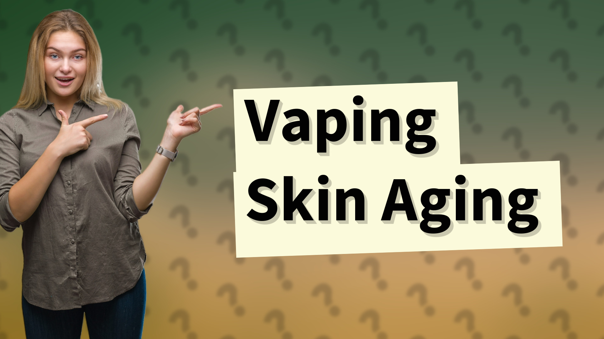 Vaping Skin Aging
