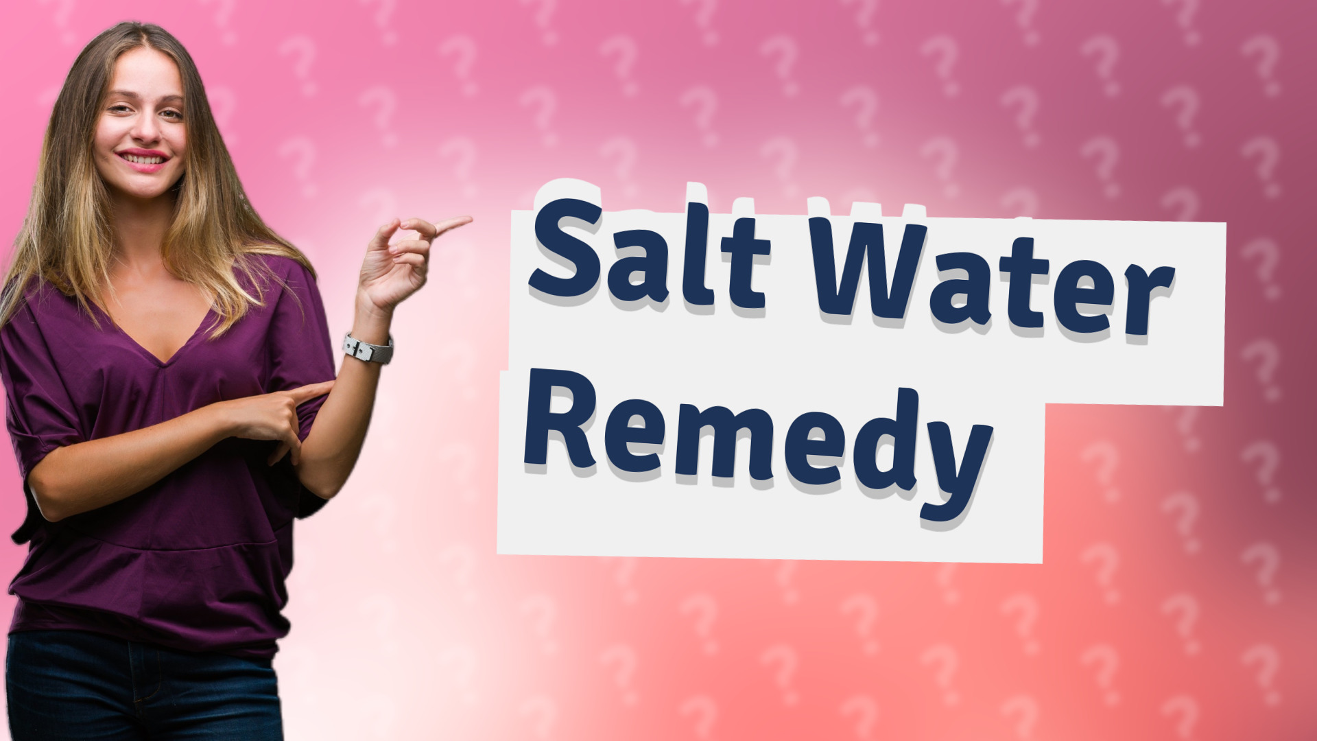 Salt Water Remedy