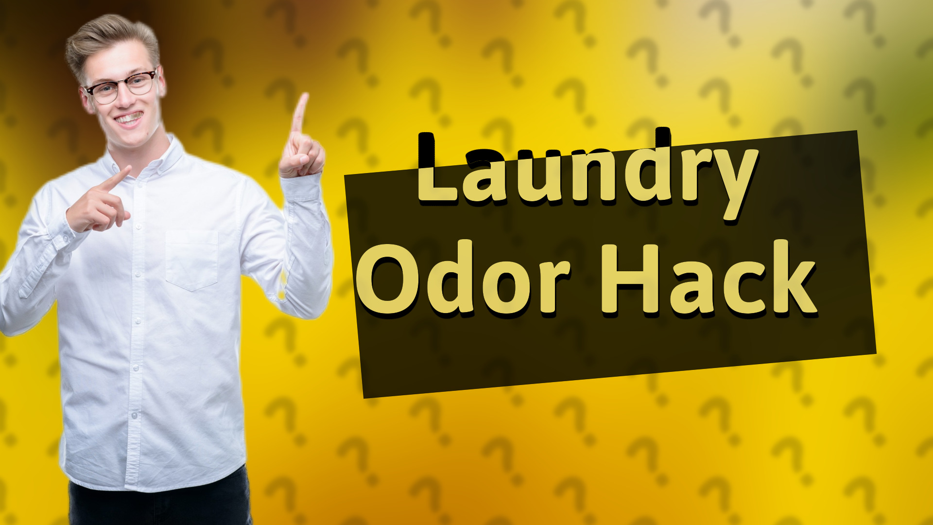 Laundry Odor Hack