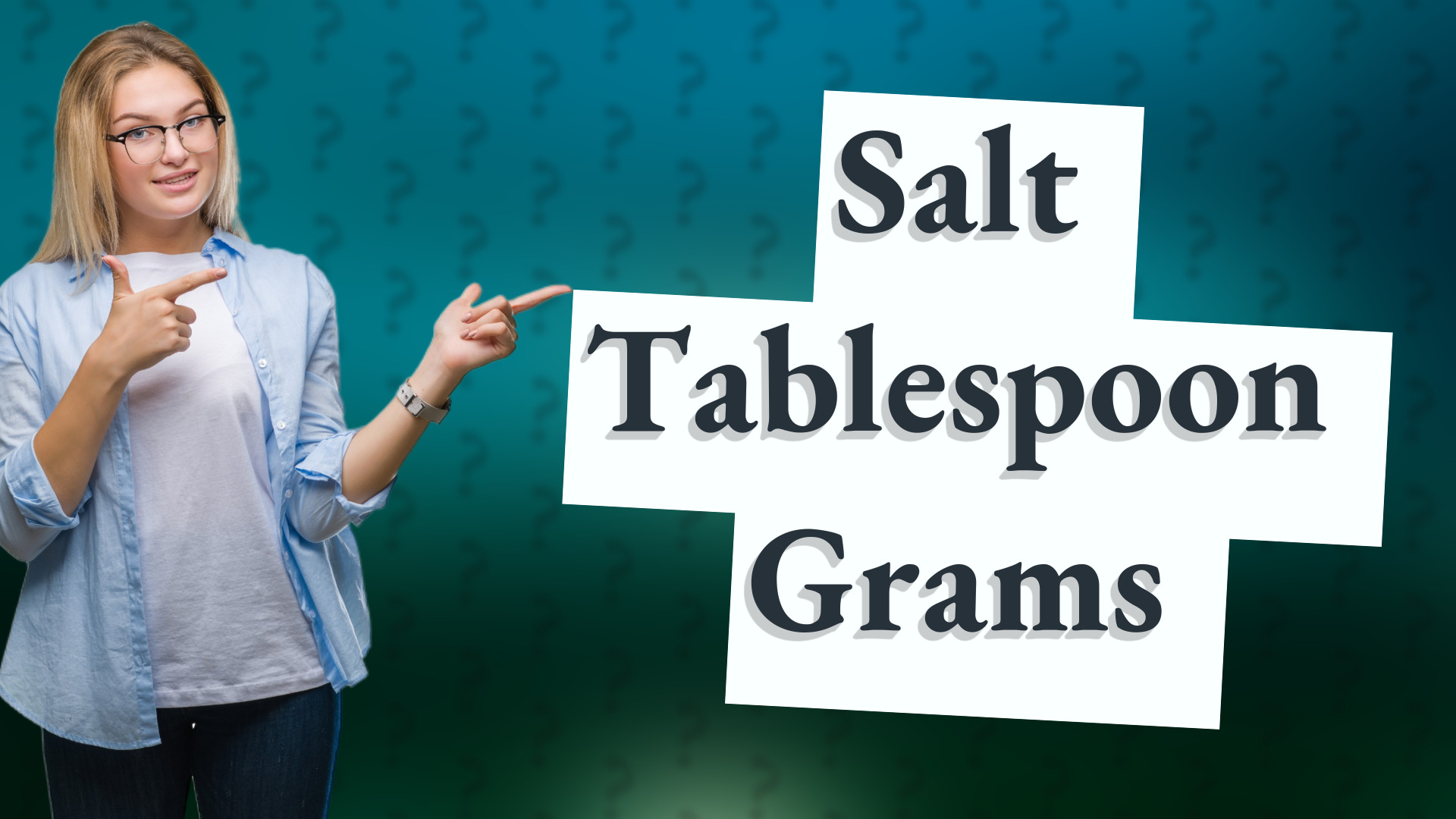 Salt Tablespoon Grams