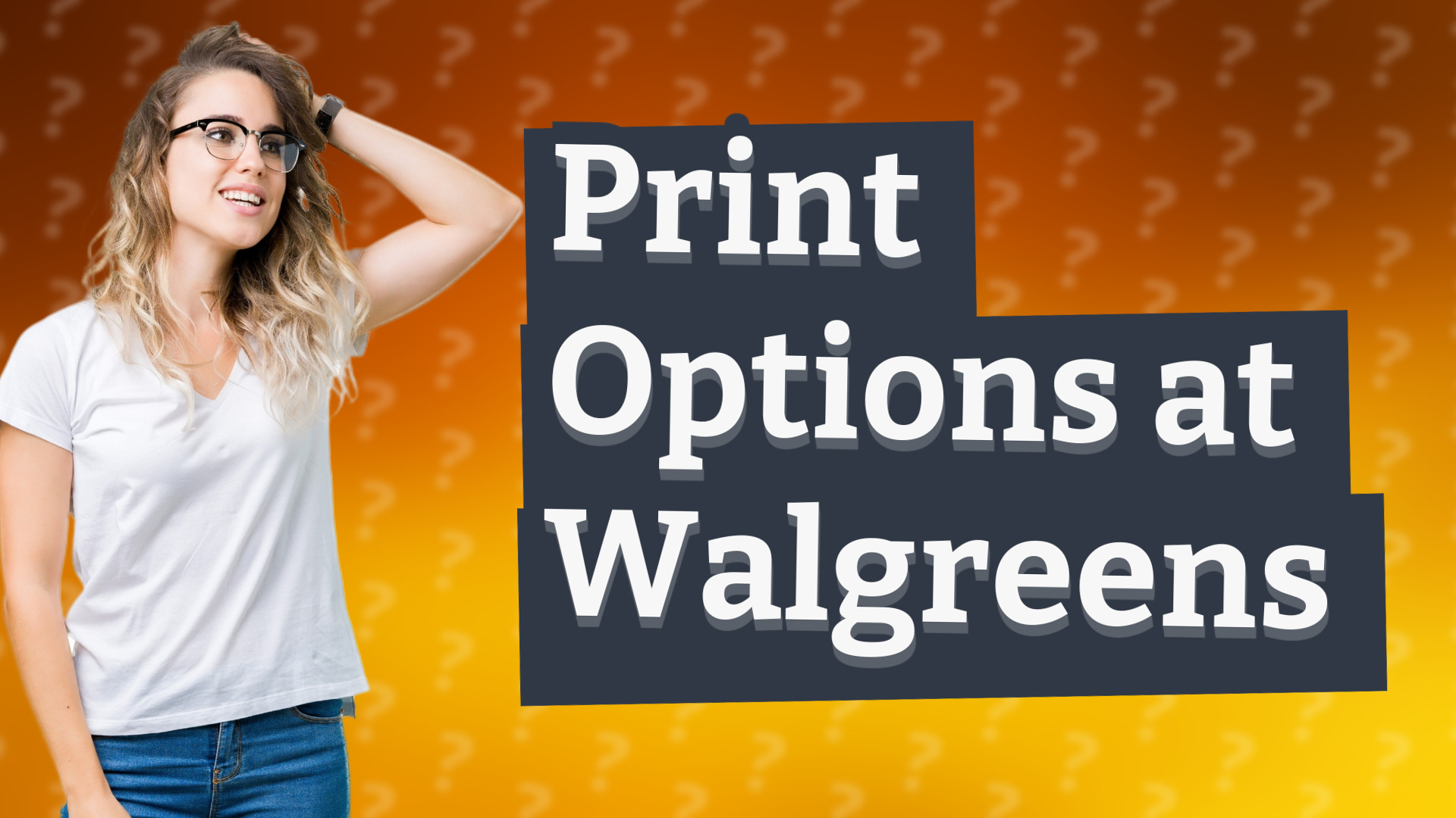 Print Options at Walgreens