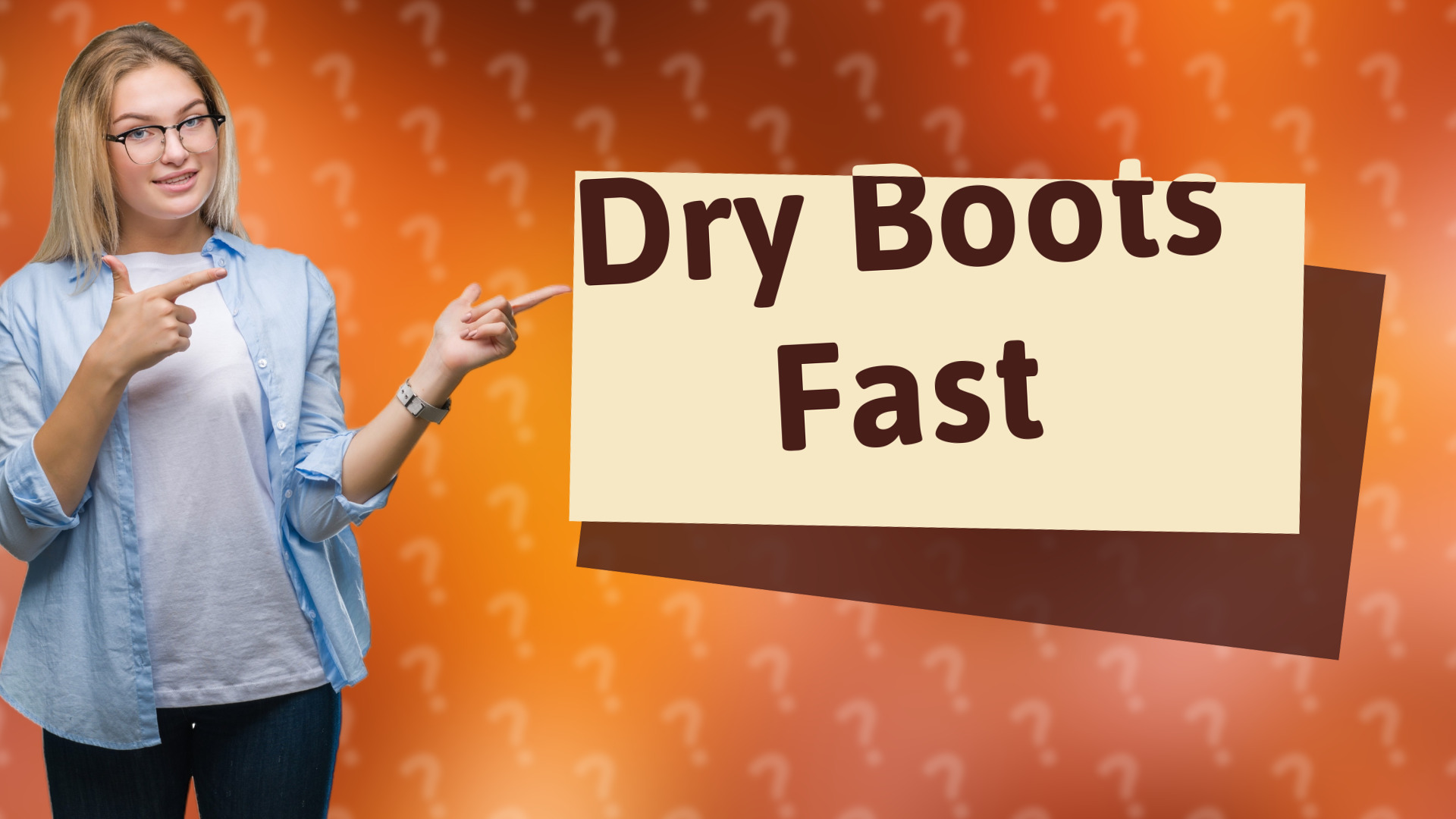 Dry Boots Fast