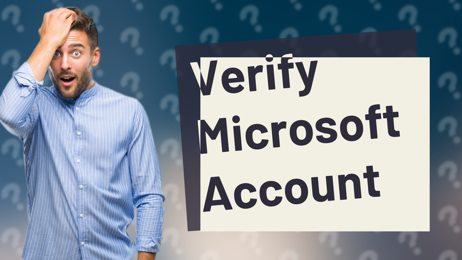 Verify Microsoft Account