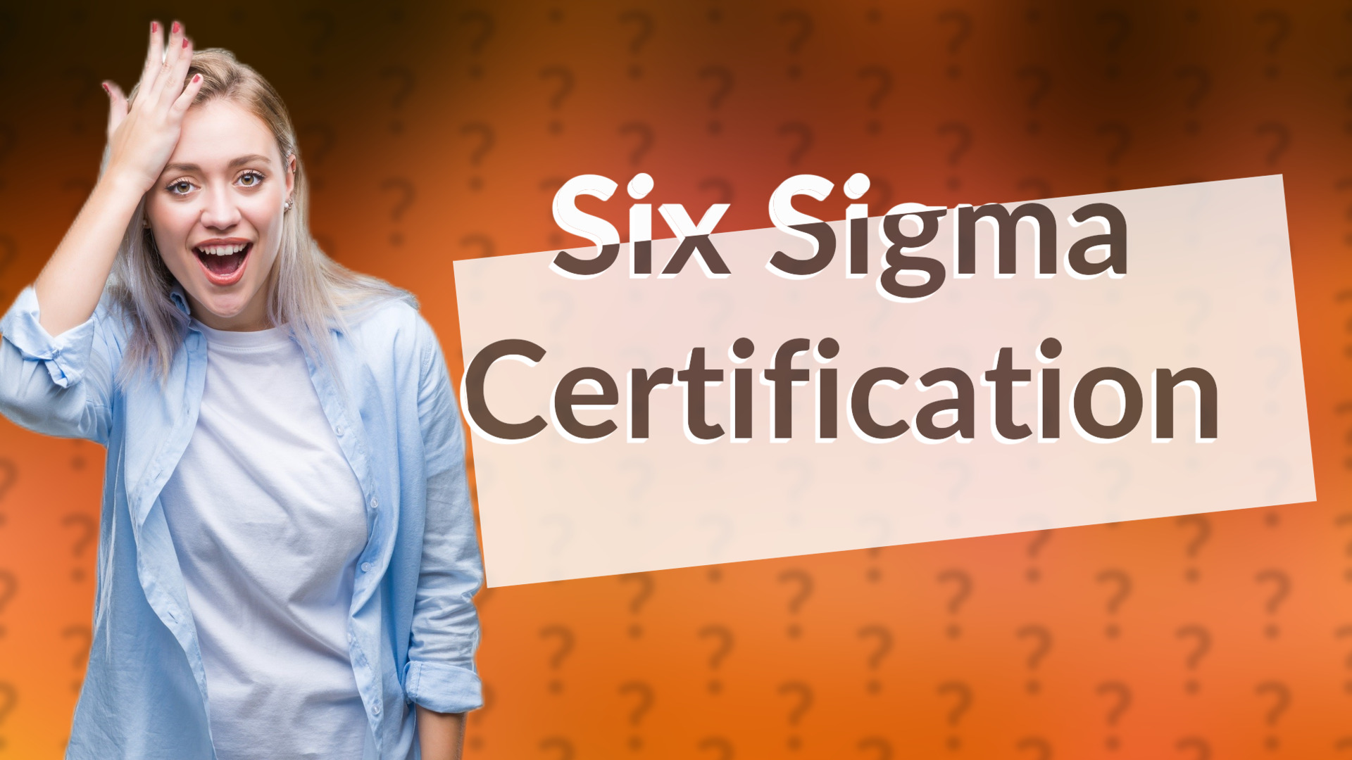 Six Sigma Certification