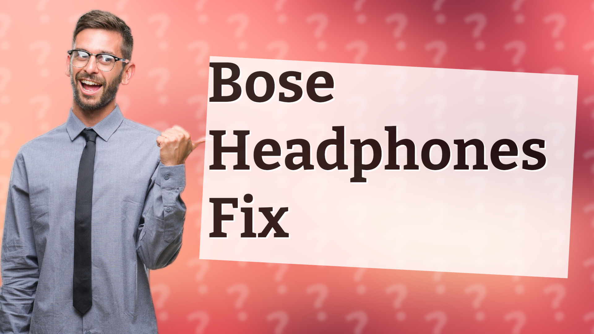 Bose Headphones Fix