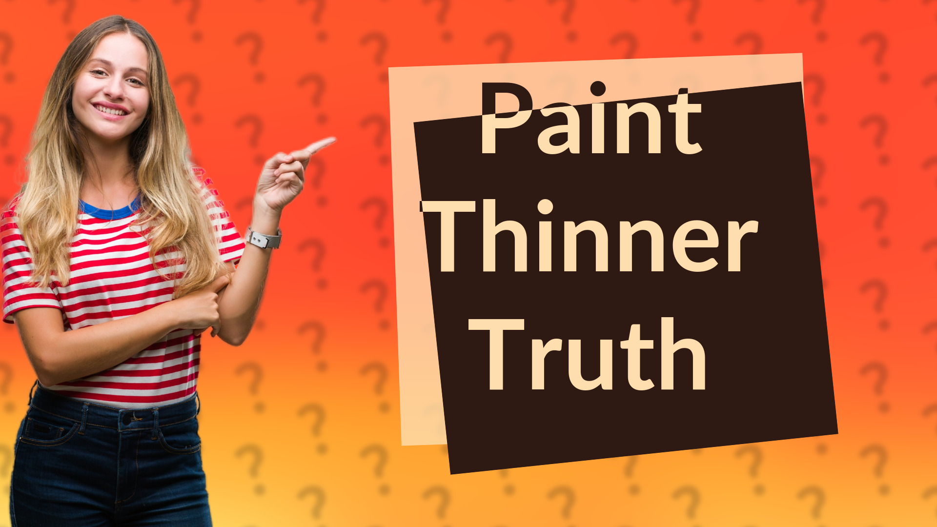 Paint Thinner Truth