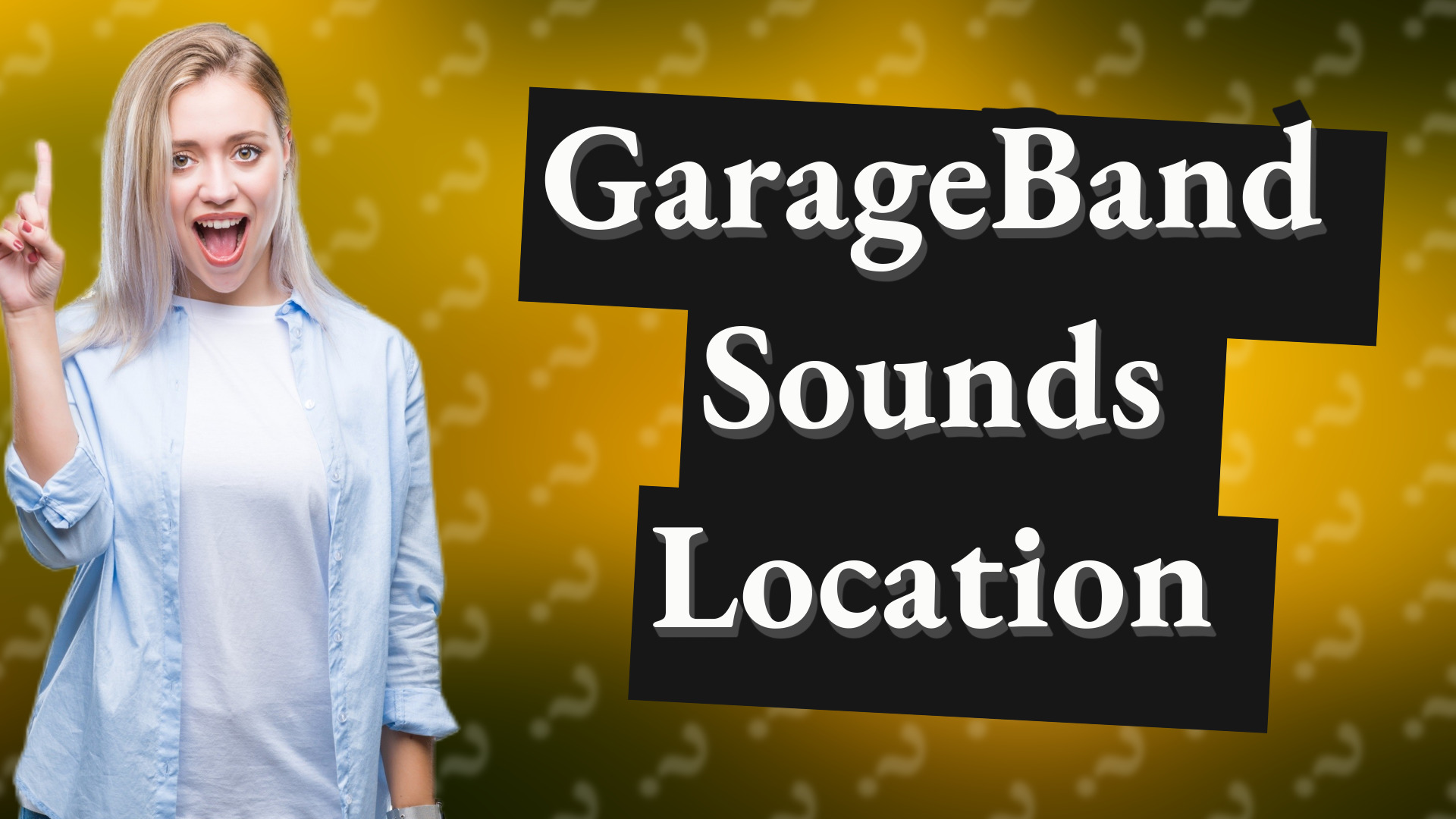 GarageBand Sounds Location
