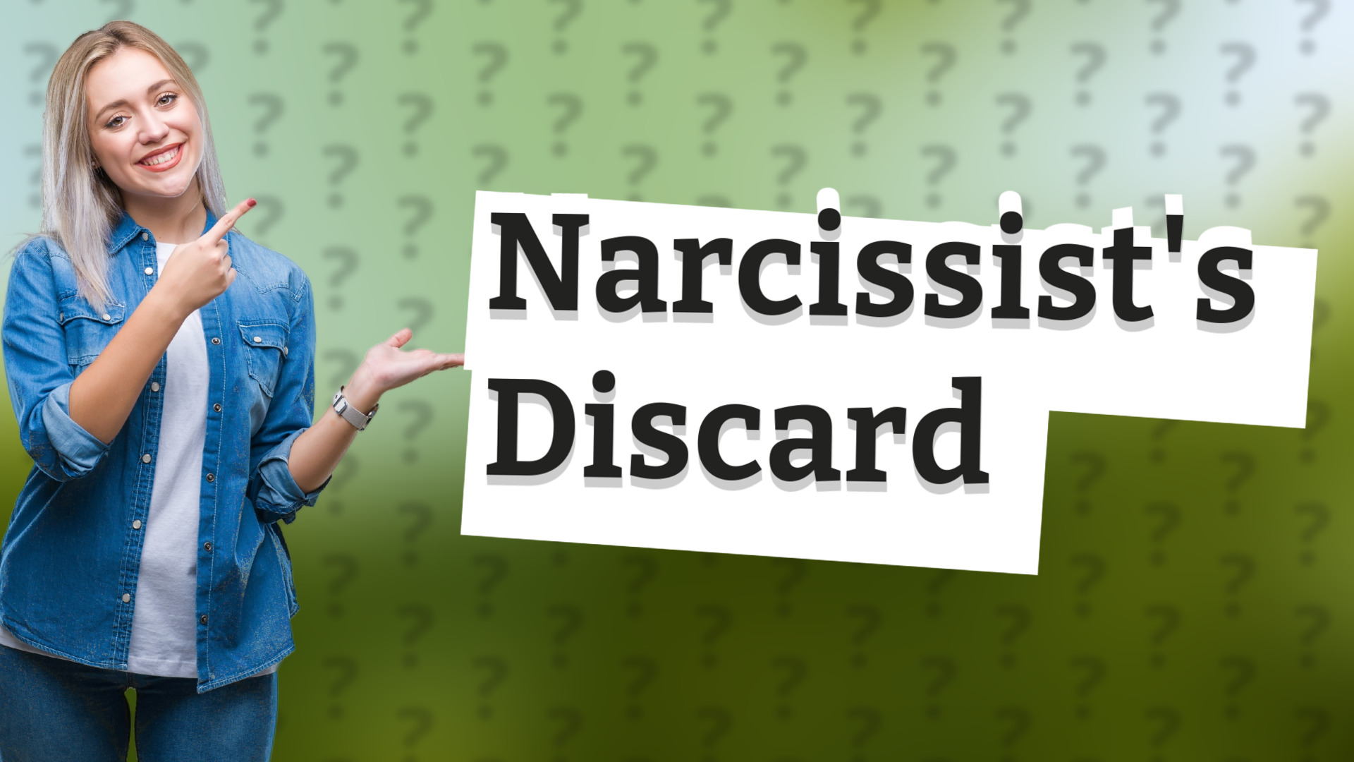 Narcissist's Discard