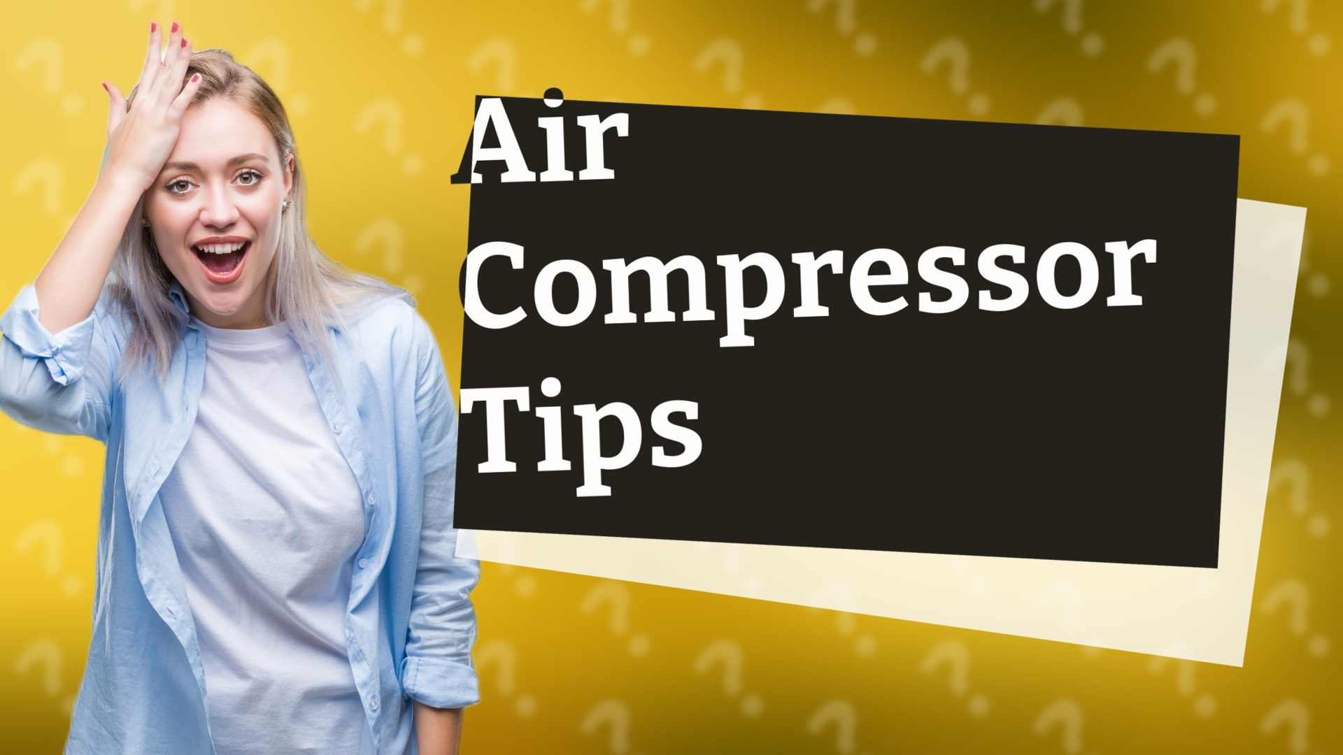 Air Compressor Tips