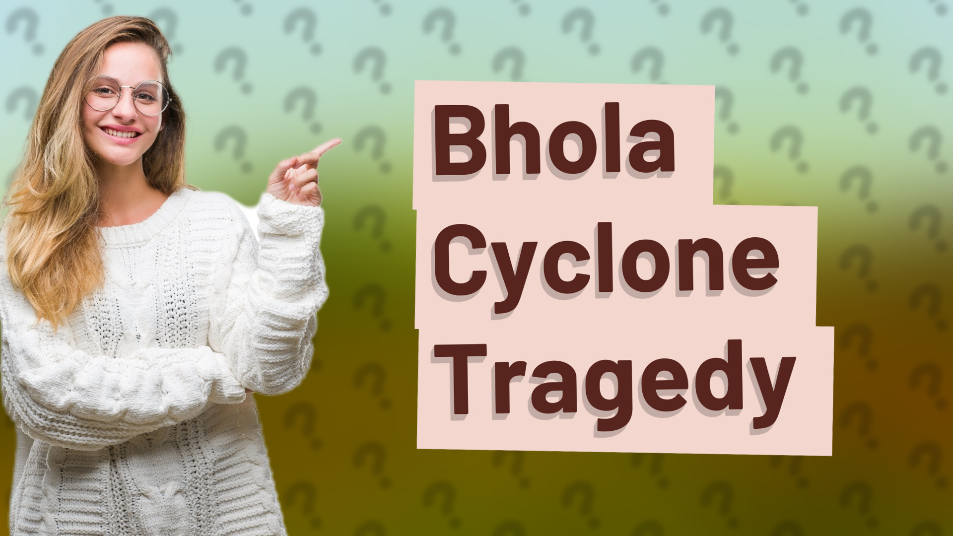 Bhola Cyclone Tragedy