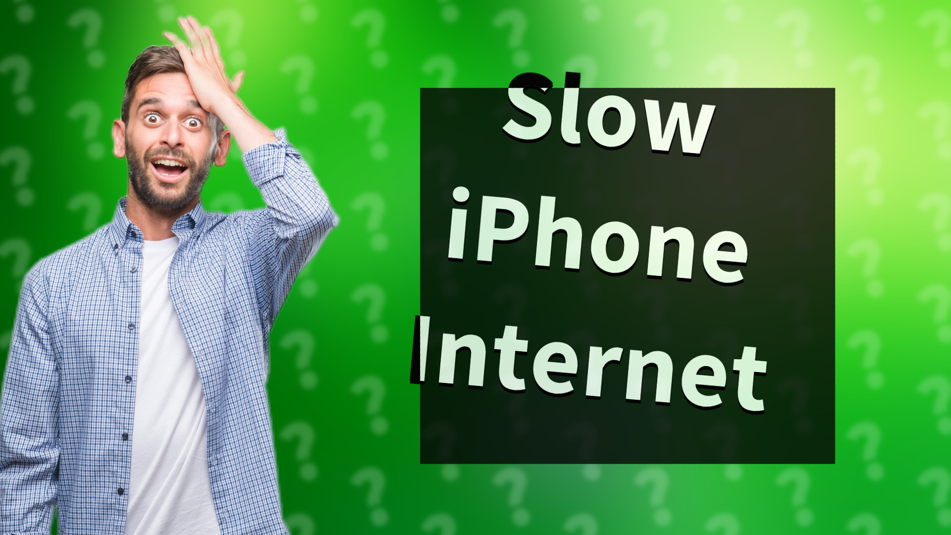 Slow iPhone Internet