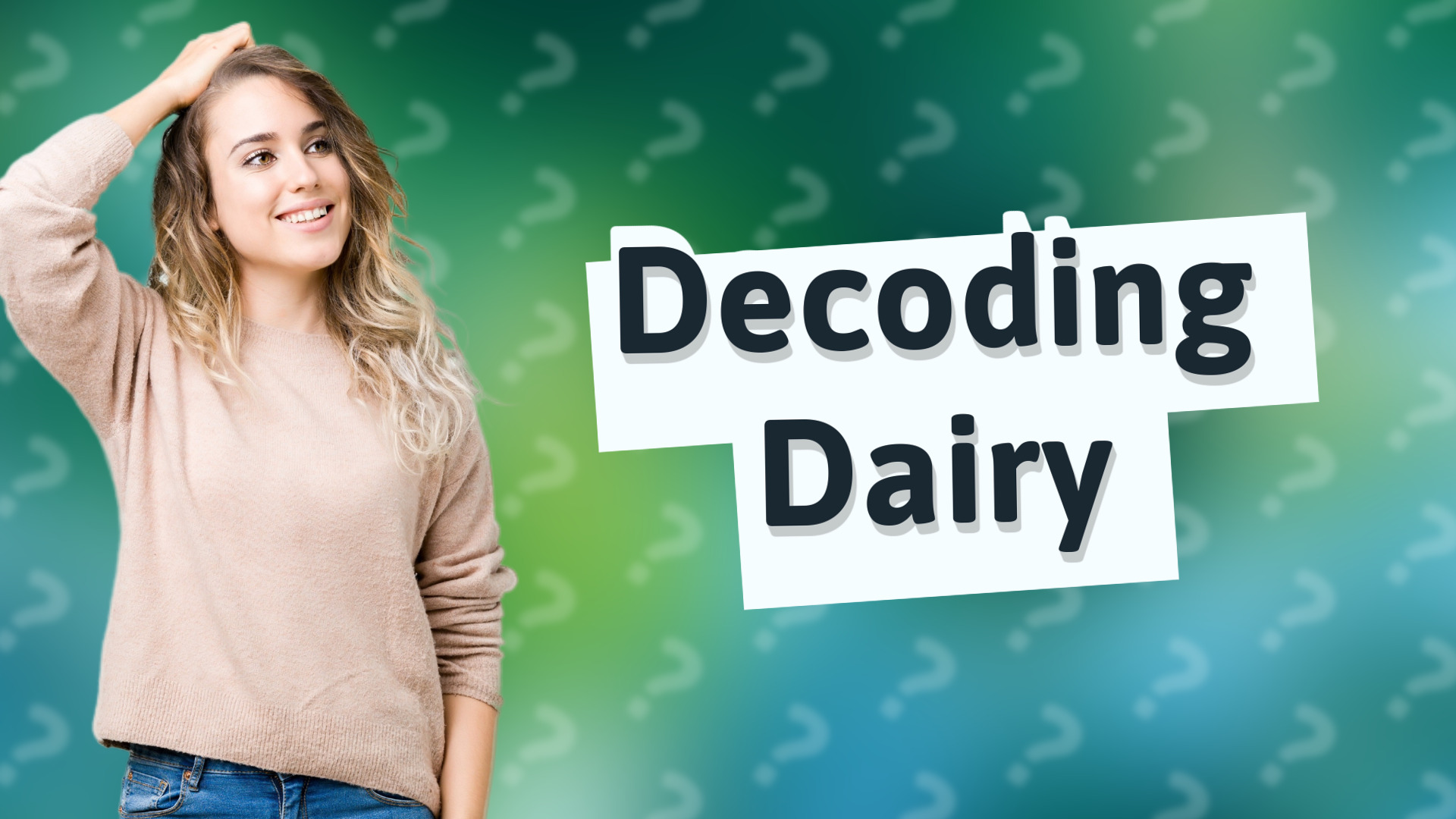Decoding Dairy