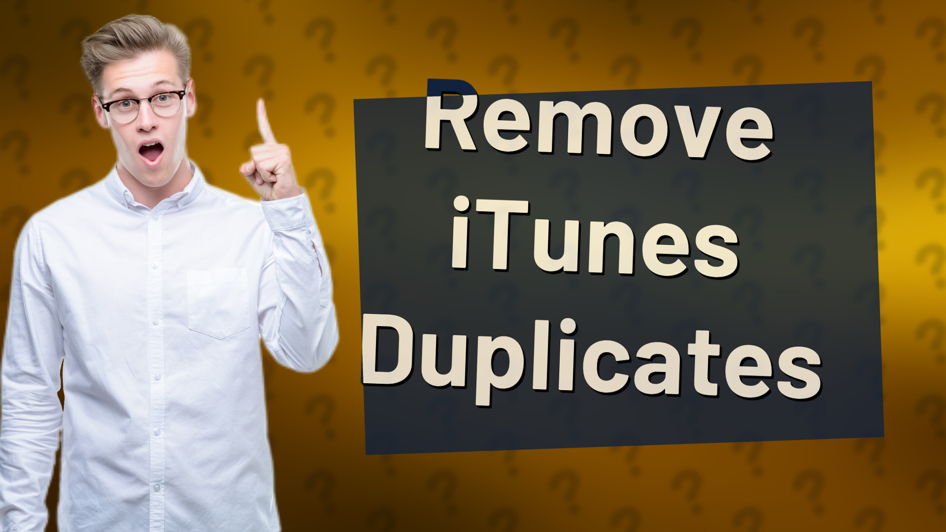 Remove iTunes Duplicates