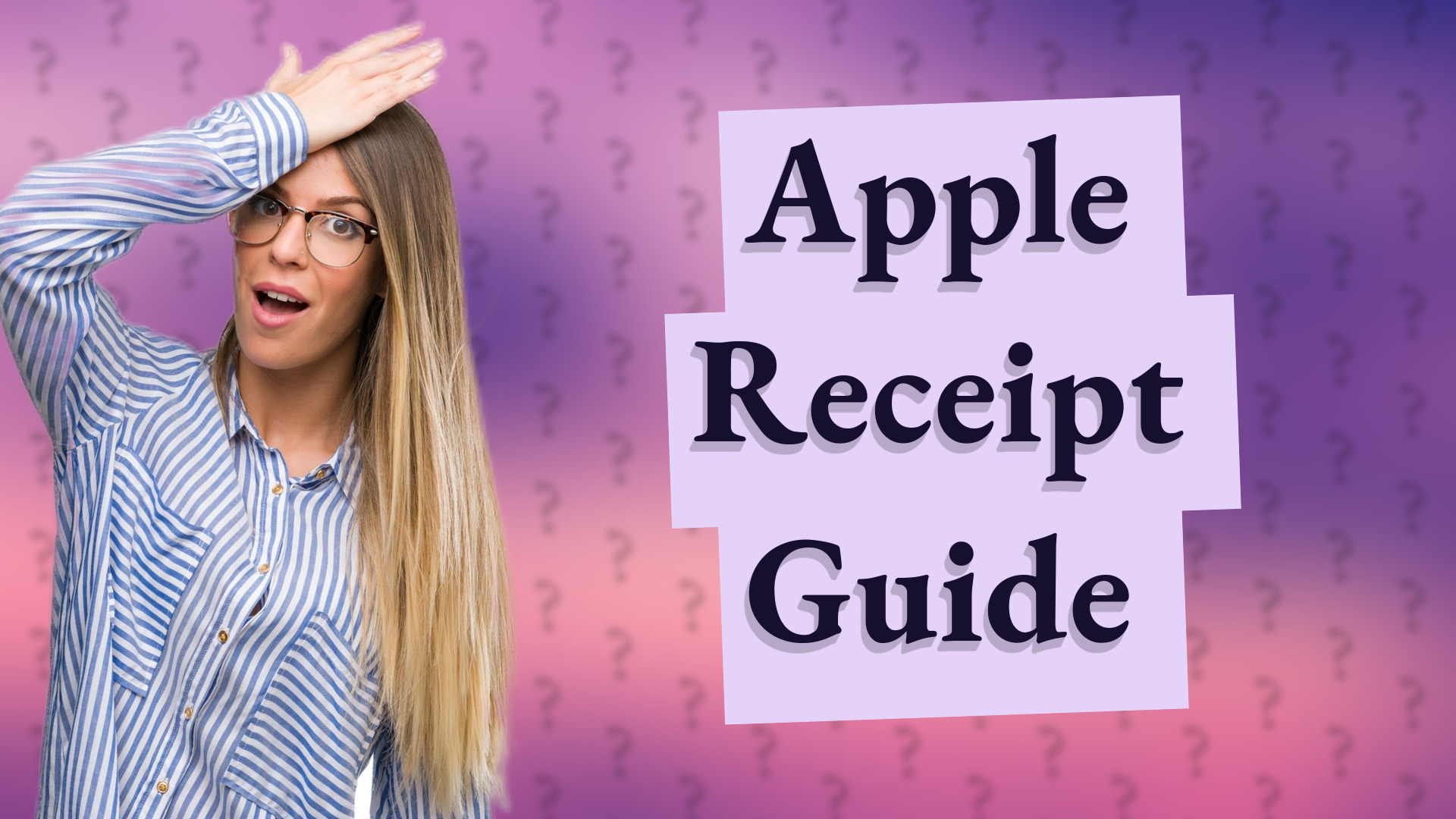 Apple Receipt Guide