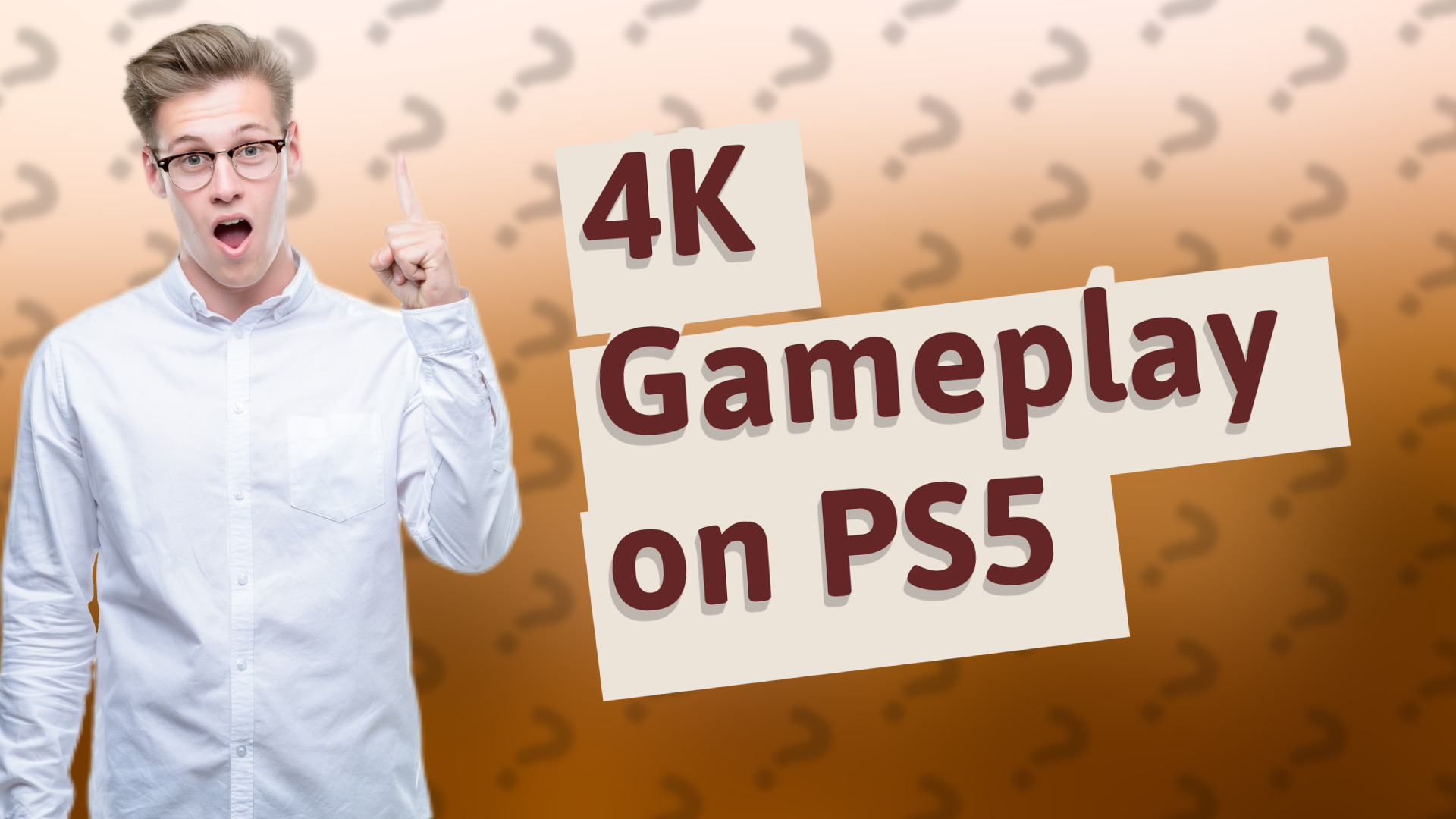 4K Gameplay on PS5
