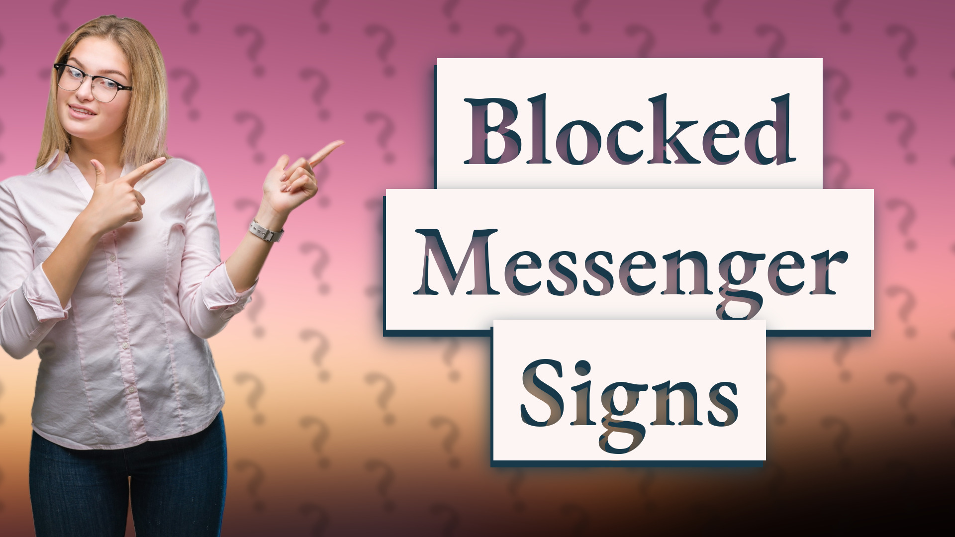 Blocked Messenger Signs
