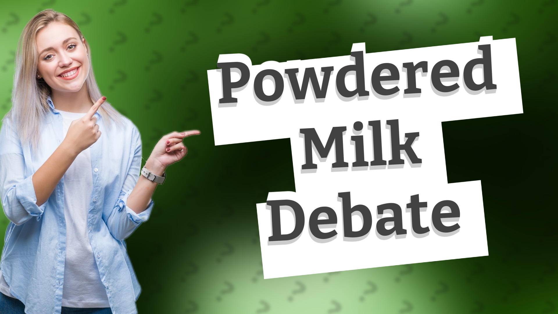 Powdered Milk Debate