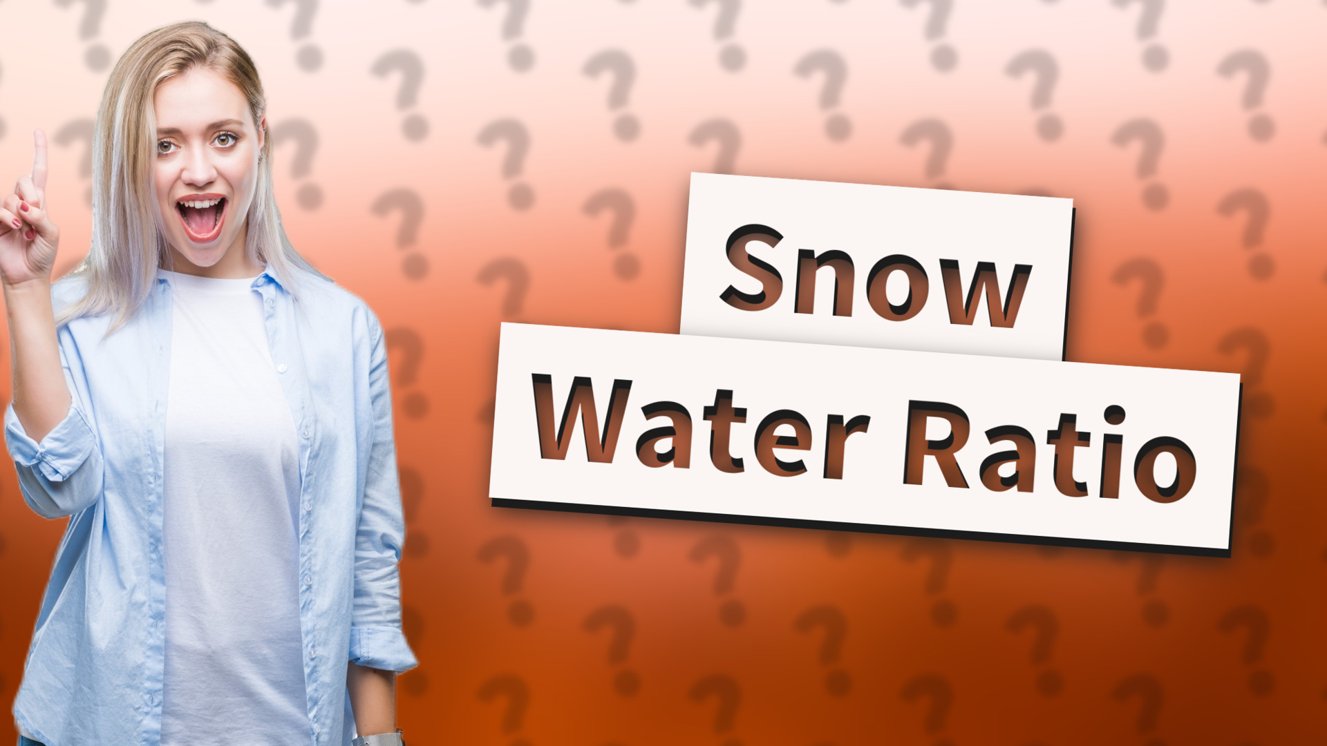 Snow Water Ratio