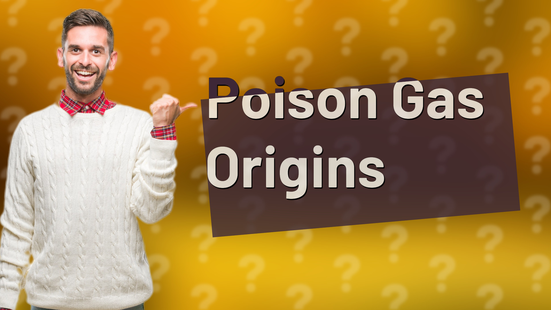 Poison Gas Origins