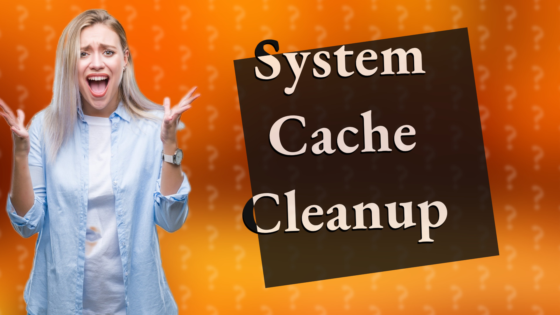 System Cache Cleanup