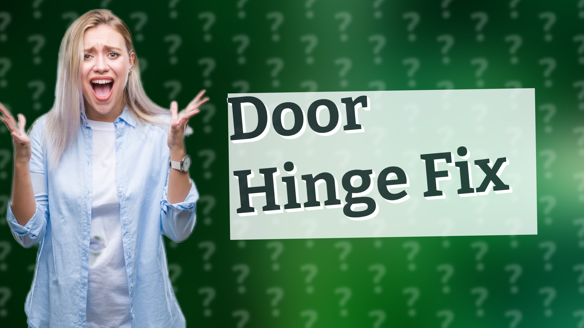 Door Hinge Fix