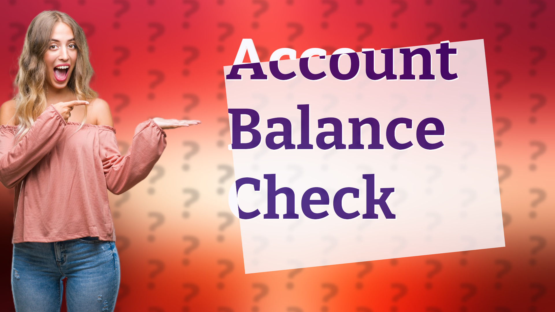 Account Balance Check