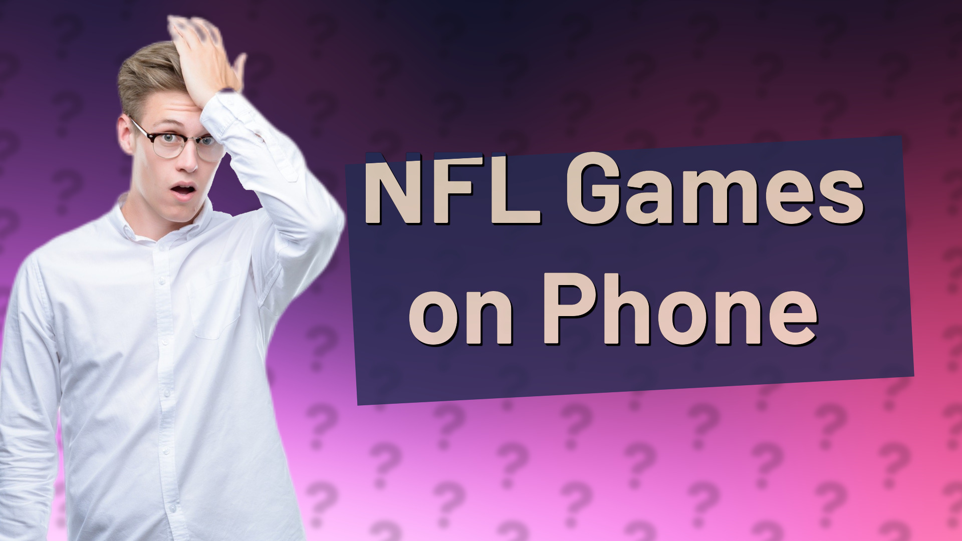NFL Games on Phone