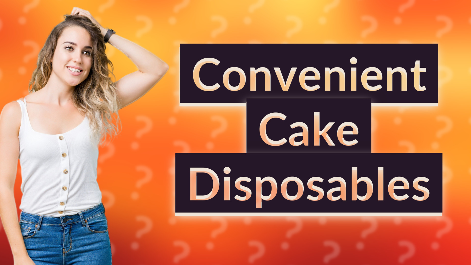 Convenient Cake Disposables