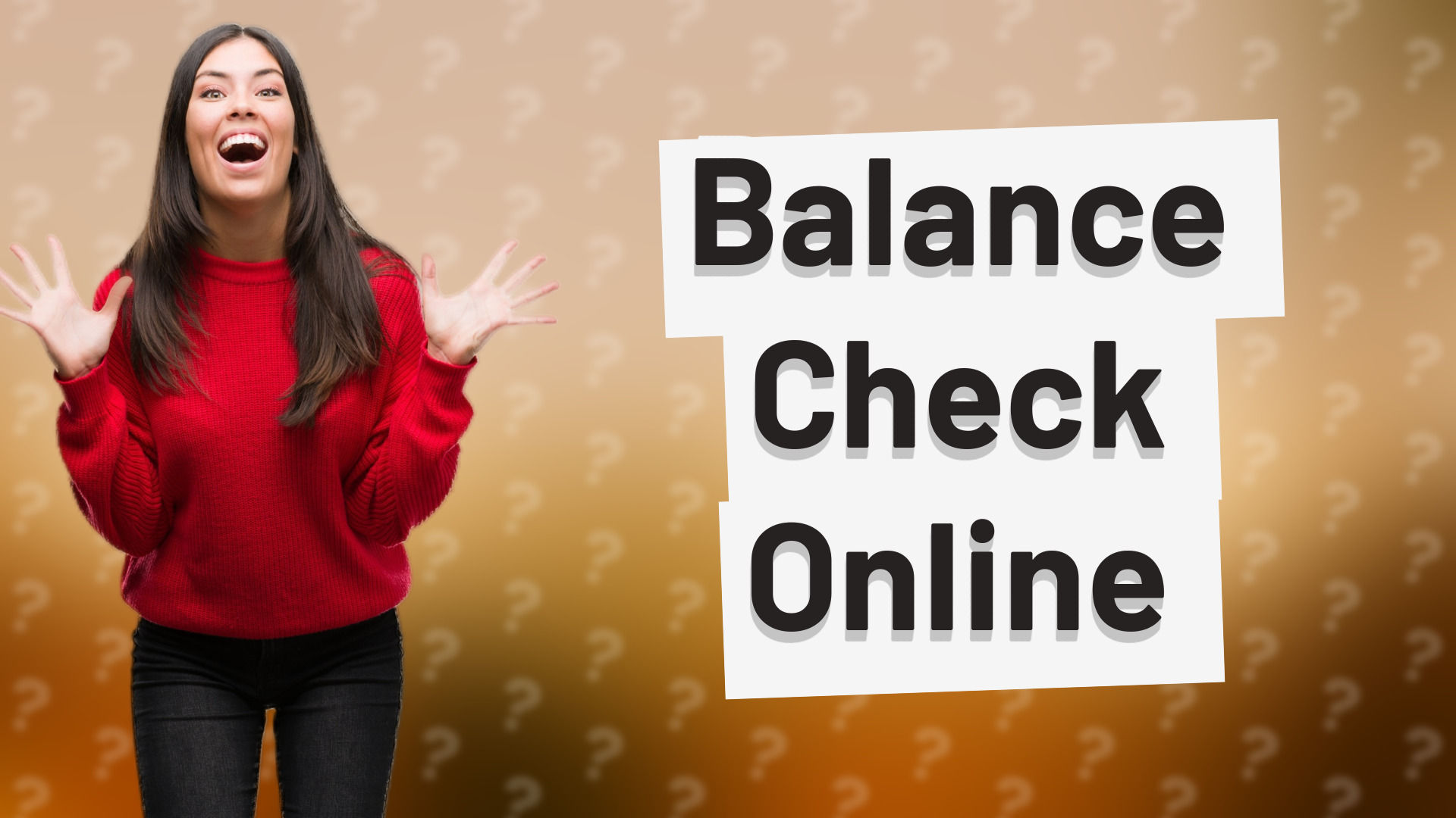 Balance Check Online