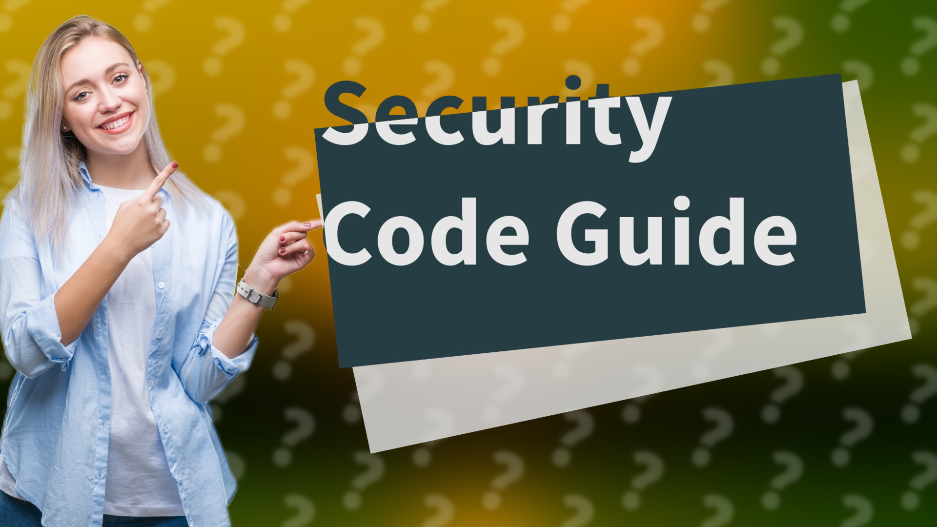 Security Code Guide