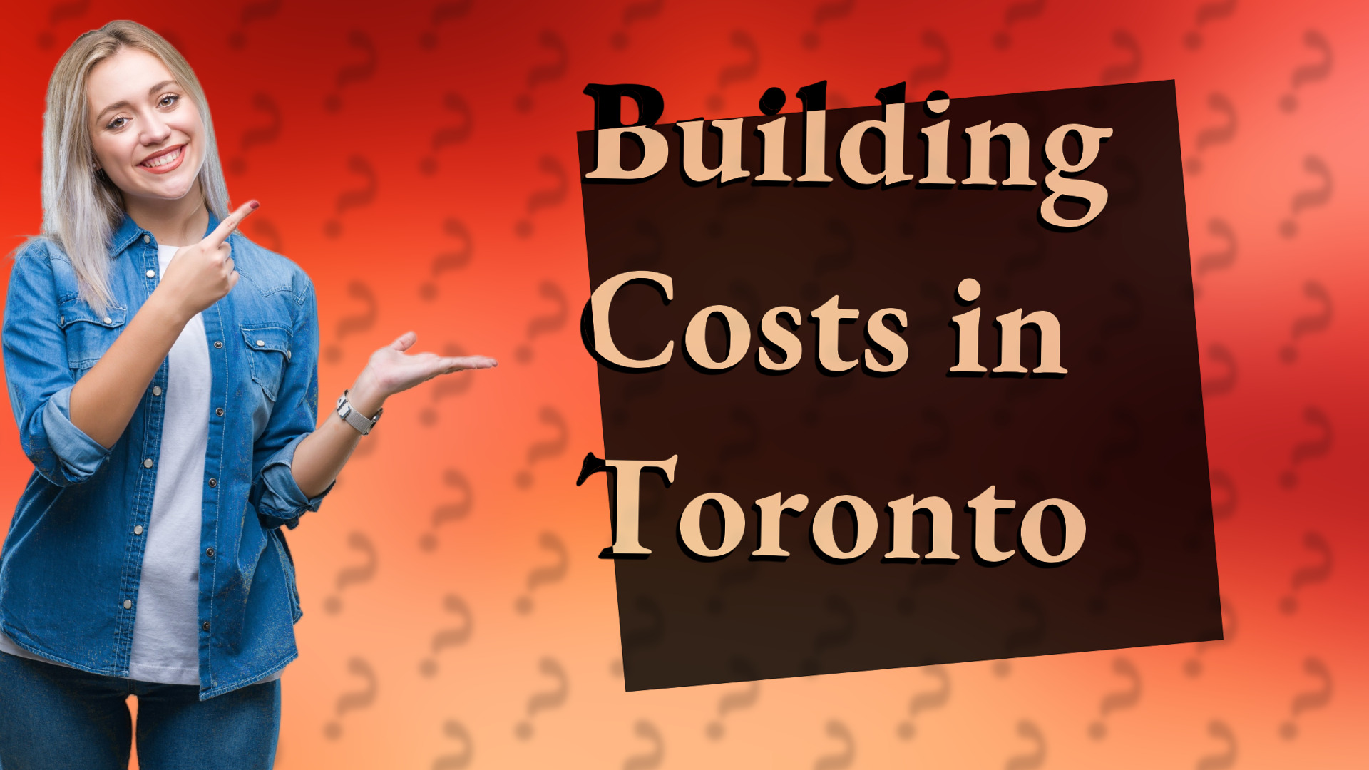 Building Costs in Toronto