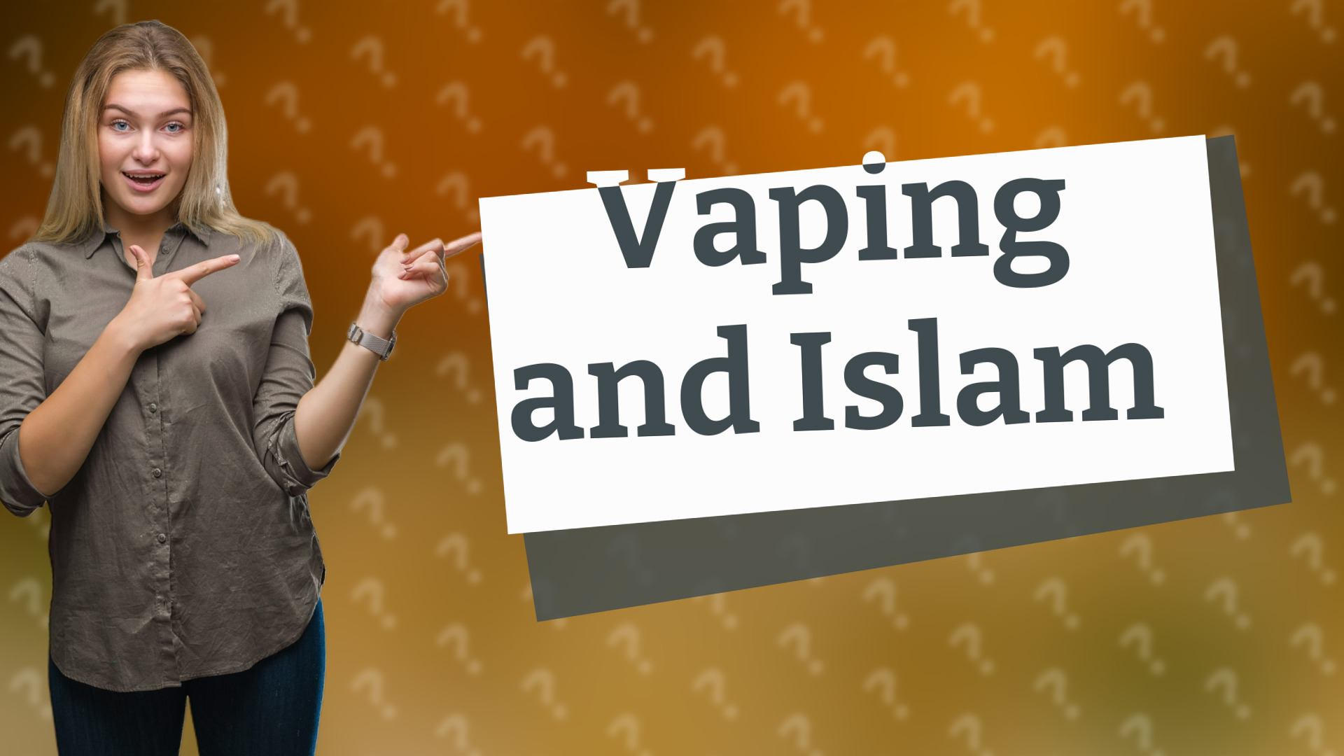 Vaping and Islam
