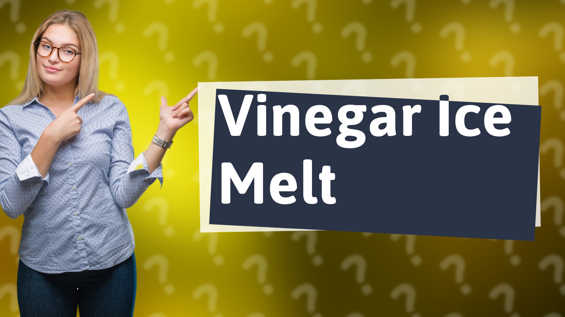 Vinegar Ice Melt