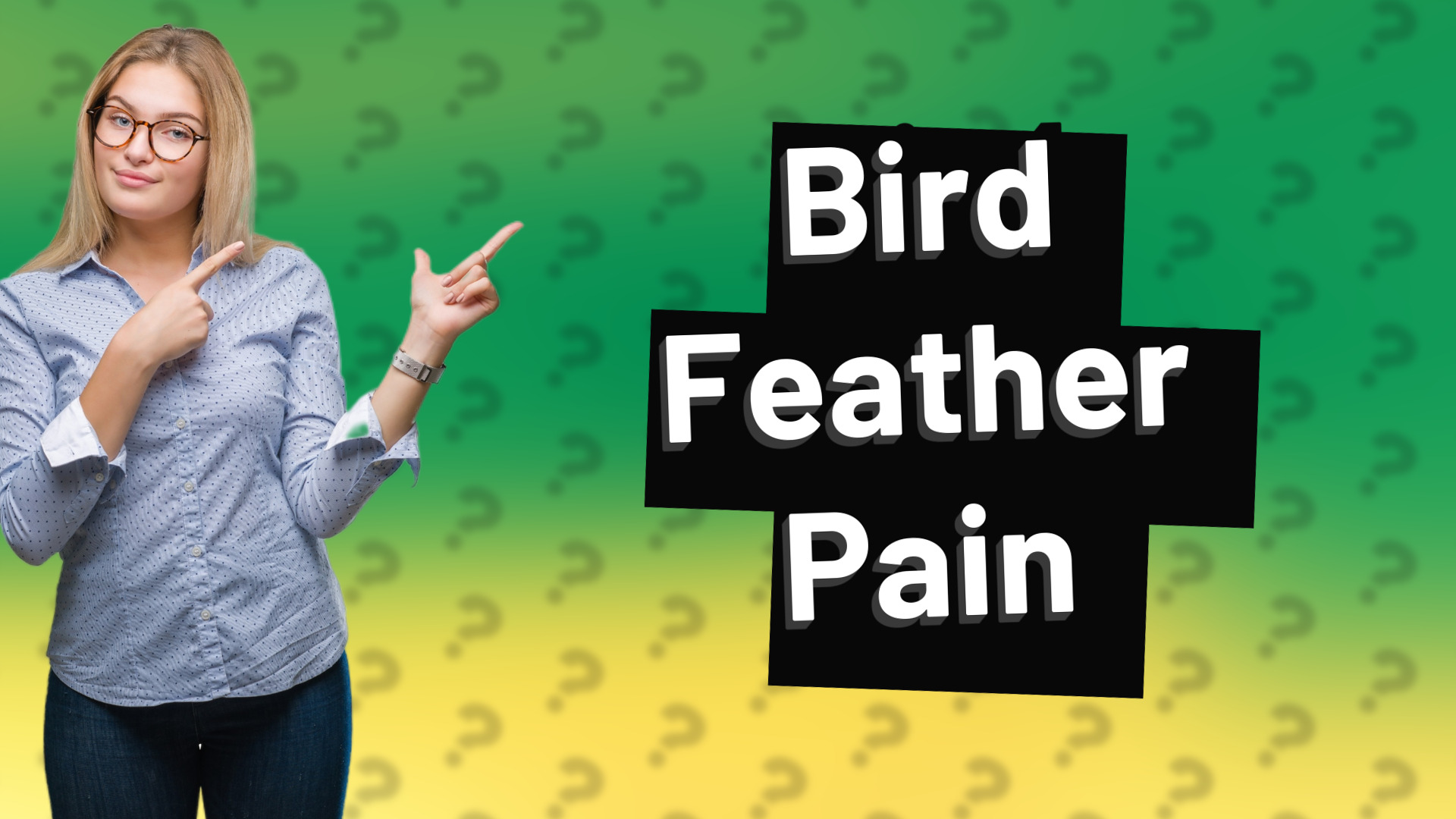 Bird Feather Pain