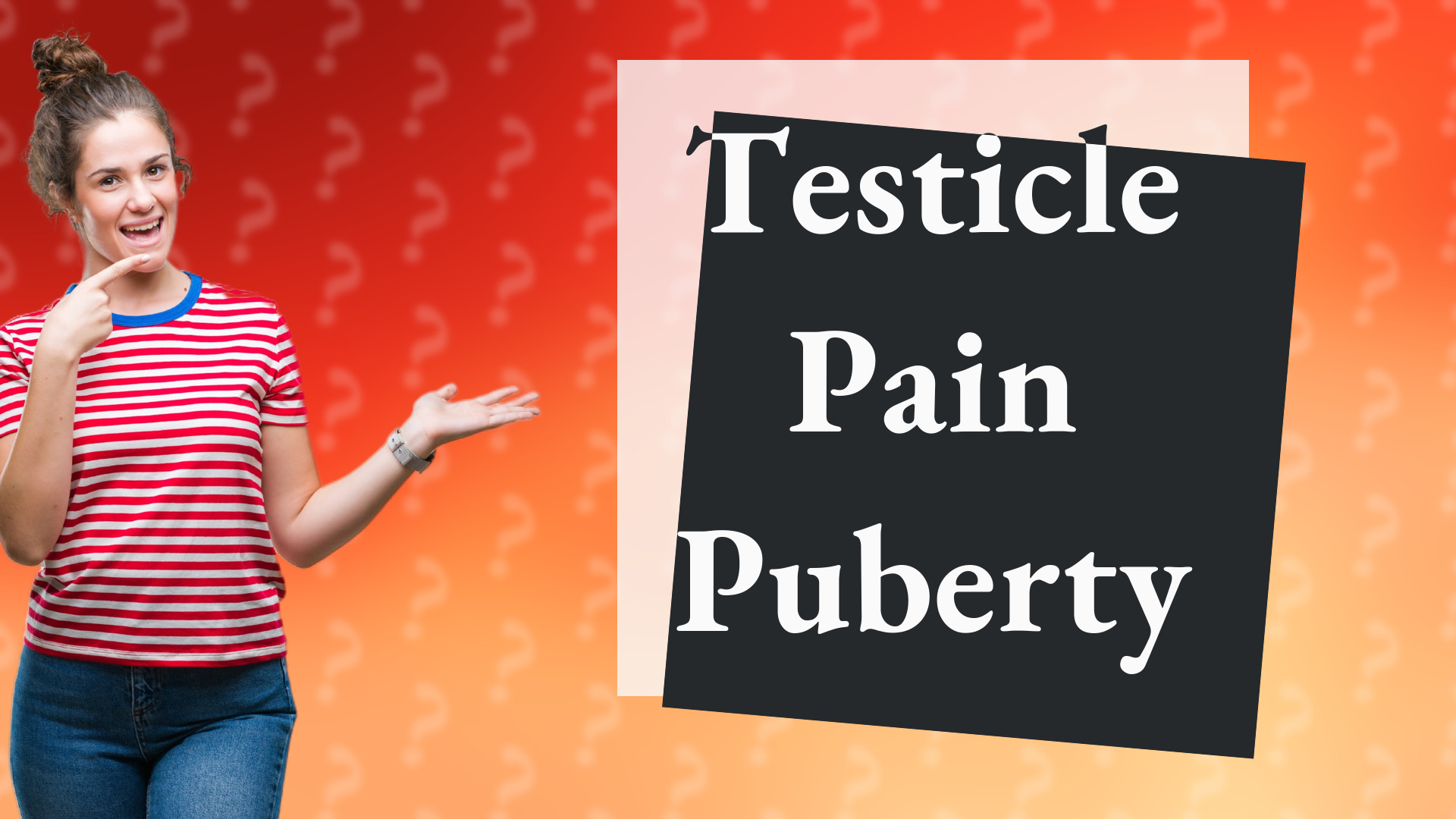 Testicle Pain Puberty